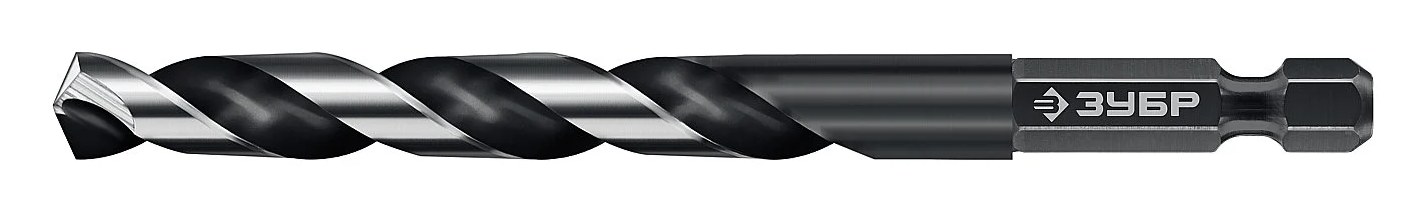 Cверло по металлу для винтовертов и шуруповертов ЗУБР Impact Ready НЕХ-1/4", 10.0x133 мм 29623-10_z01