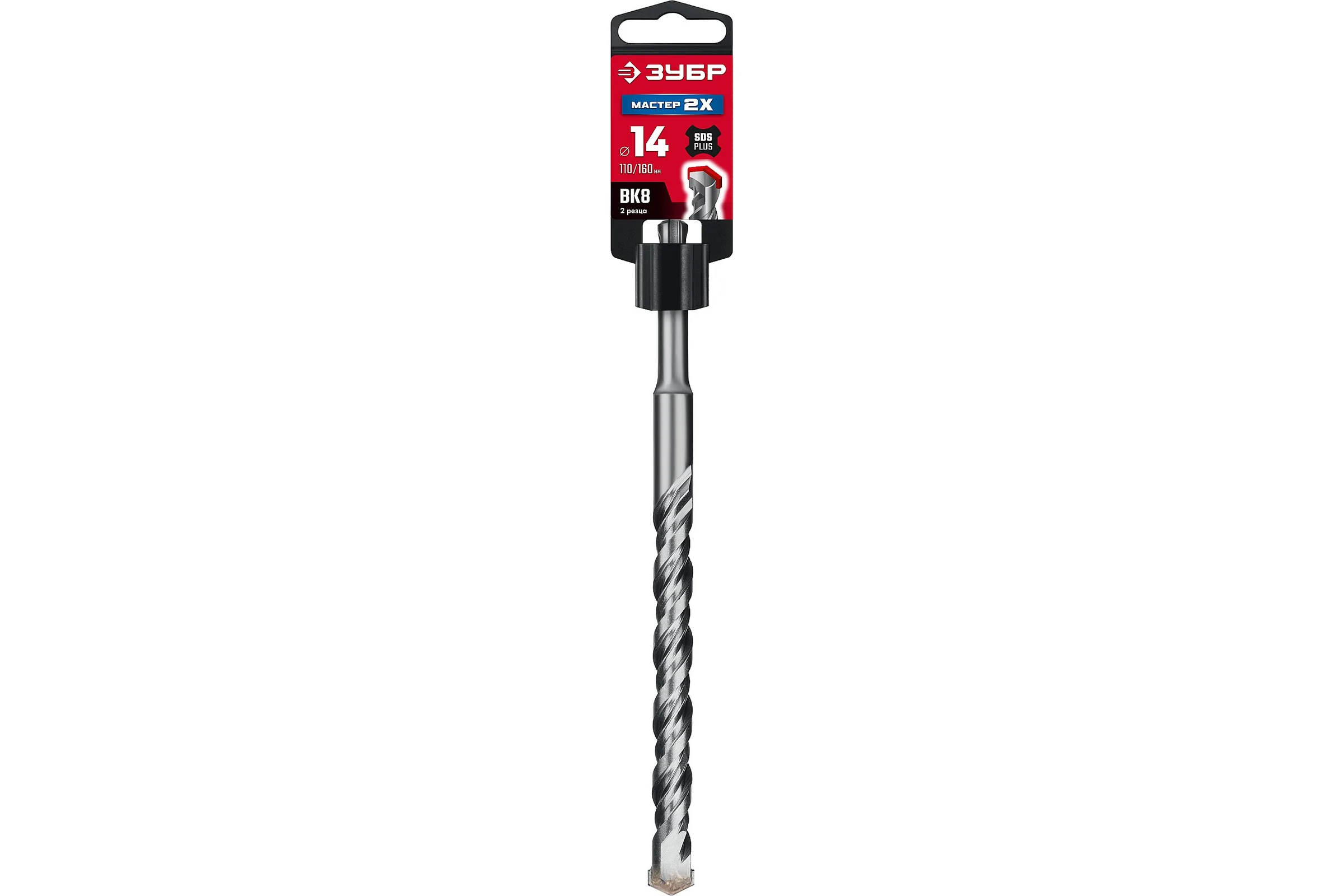 Бур SDS-plus ЗУБР Мастер-2Х 14x160 мм 29315-160-14_z01
