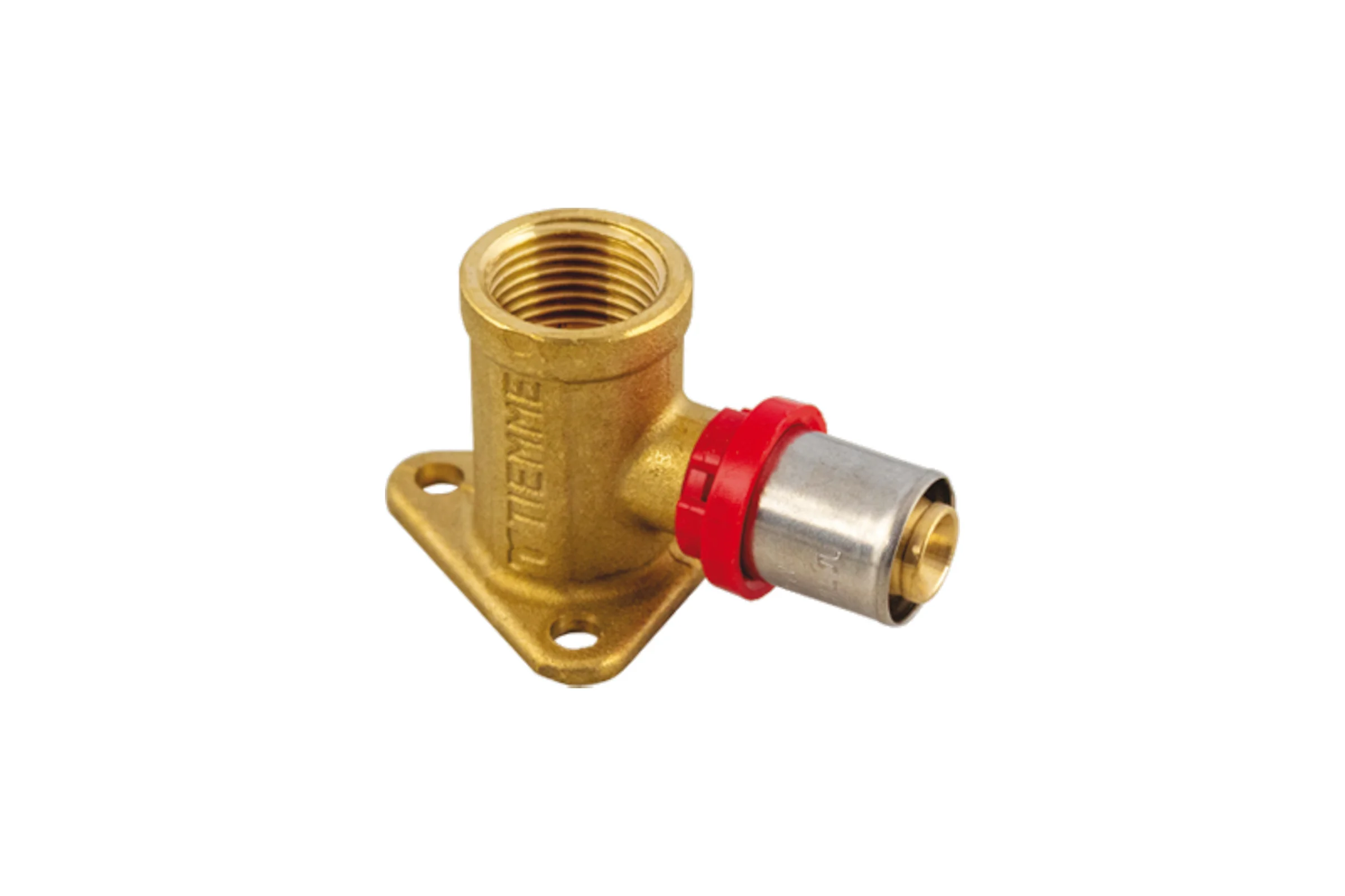 Угольник настенный Tiemme 40мм 1656SM пресс 1/2" x 16-2,0 1650021