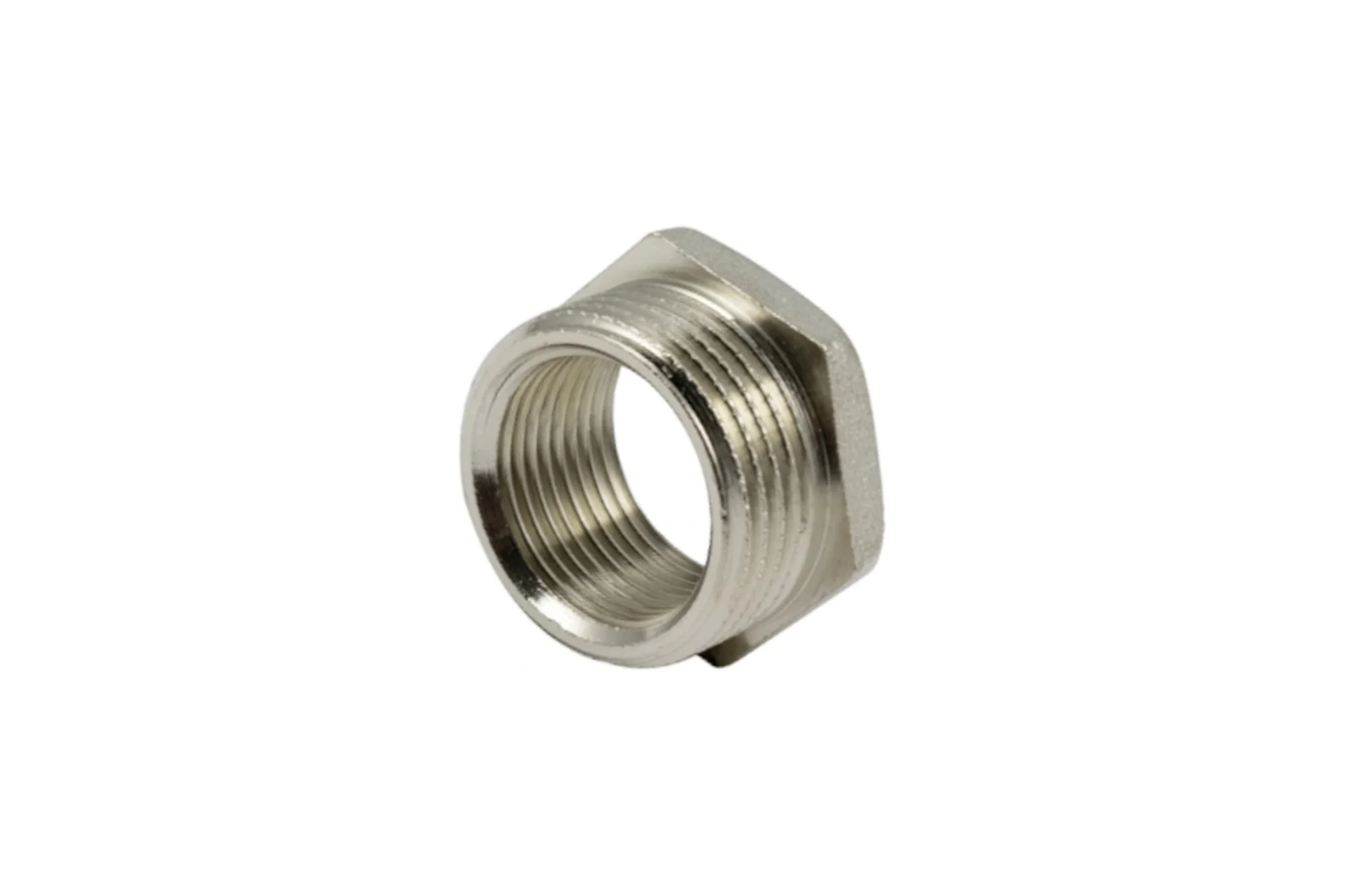 Футорка Tiemme 1581N 1 1/4"x3/4", никелированная латунь 1500352