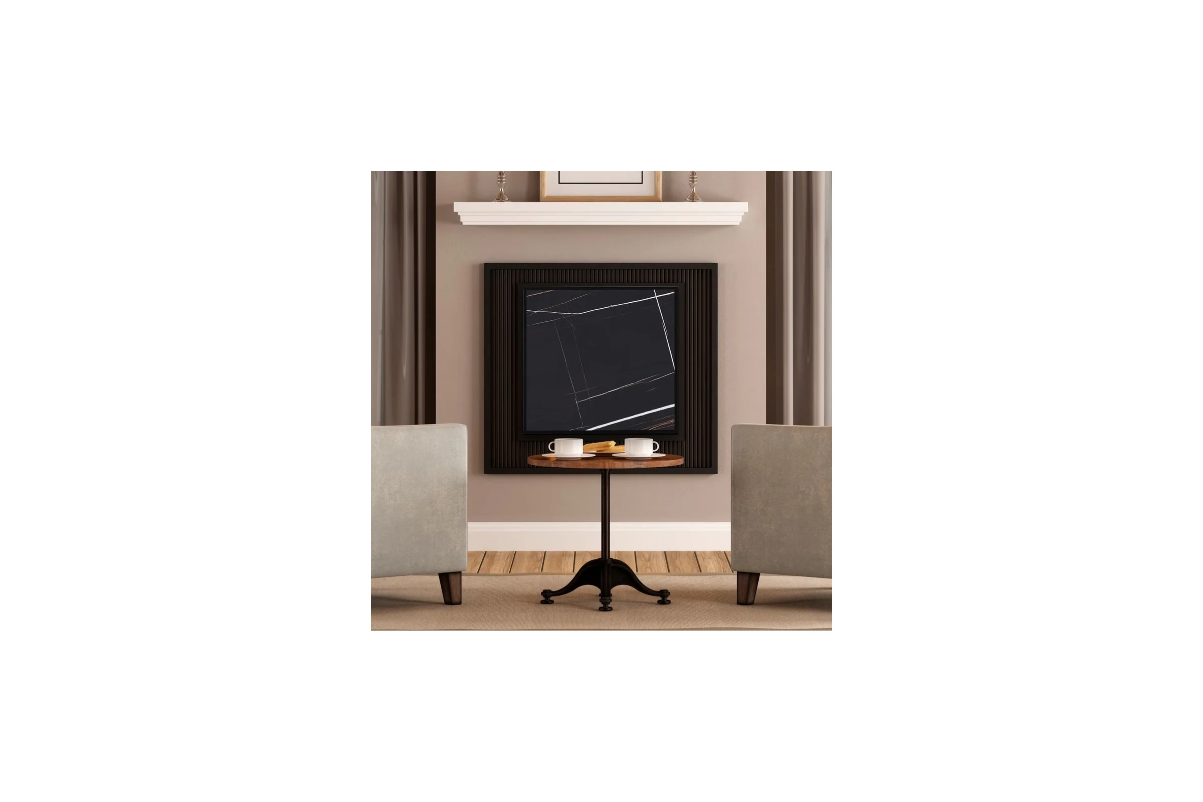 Безынерционная отопительная панель CALDOtech размер 60x60 300±50 Вт цвет B CT-60/610015000499/B