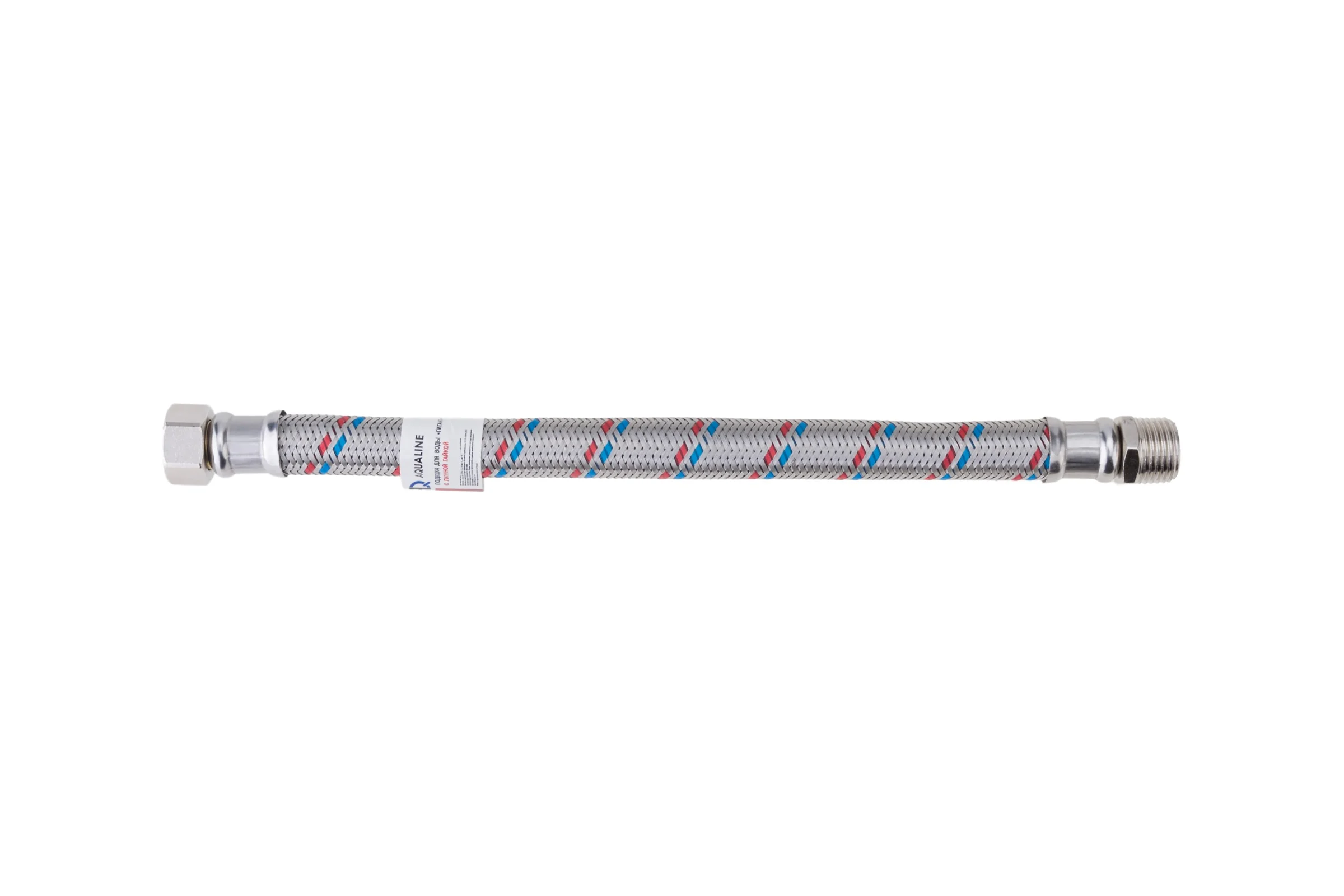 Подводка гибкая для воды Гигант 1/2 - вн-нар 1/2 - 80 см AQUALINE 04942