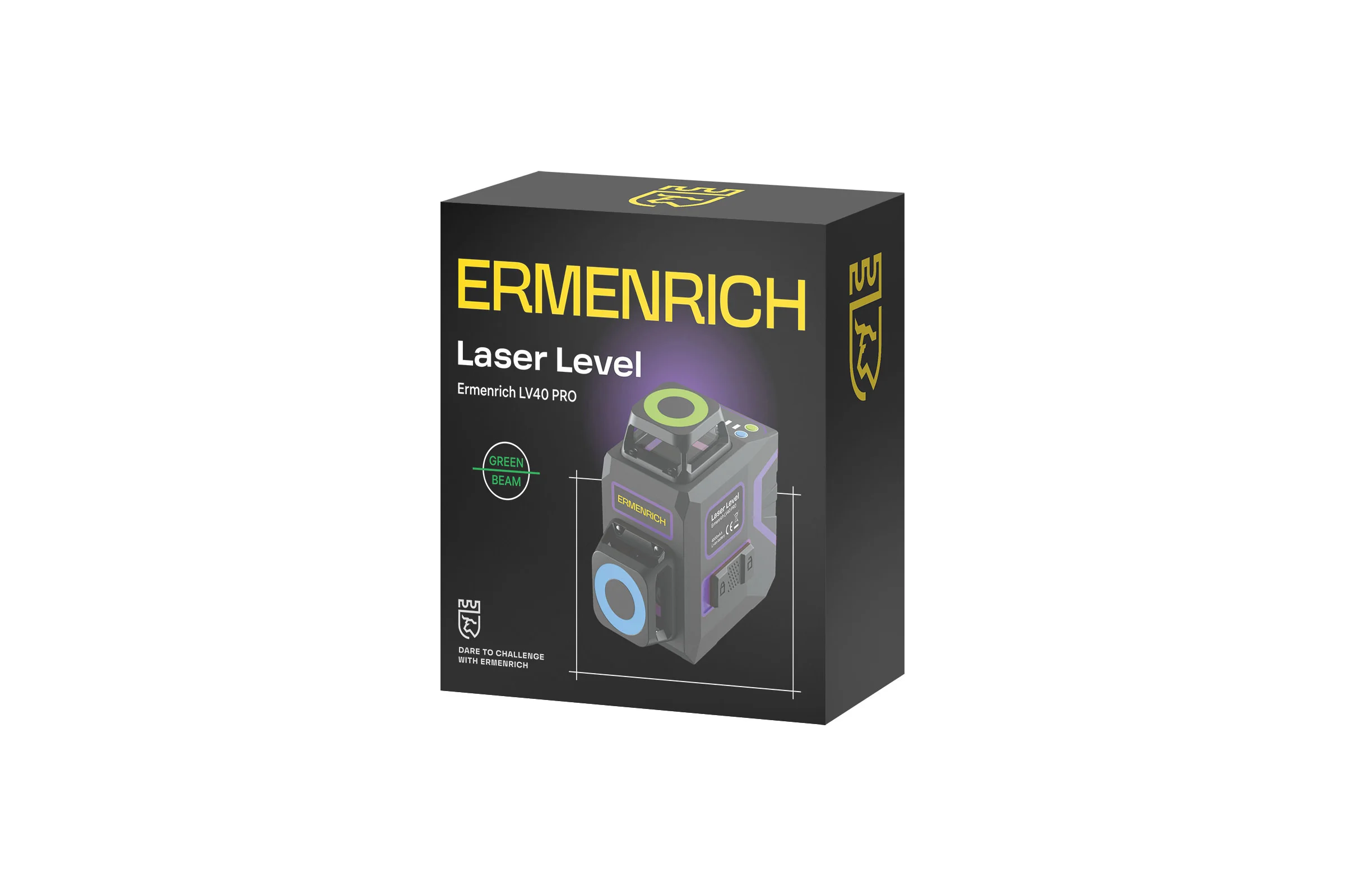 Лазерный уровень Ermenrich (Эрменрих) LV40 PRO, фиолетовый 84633