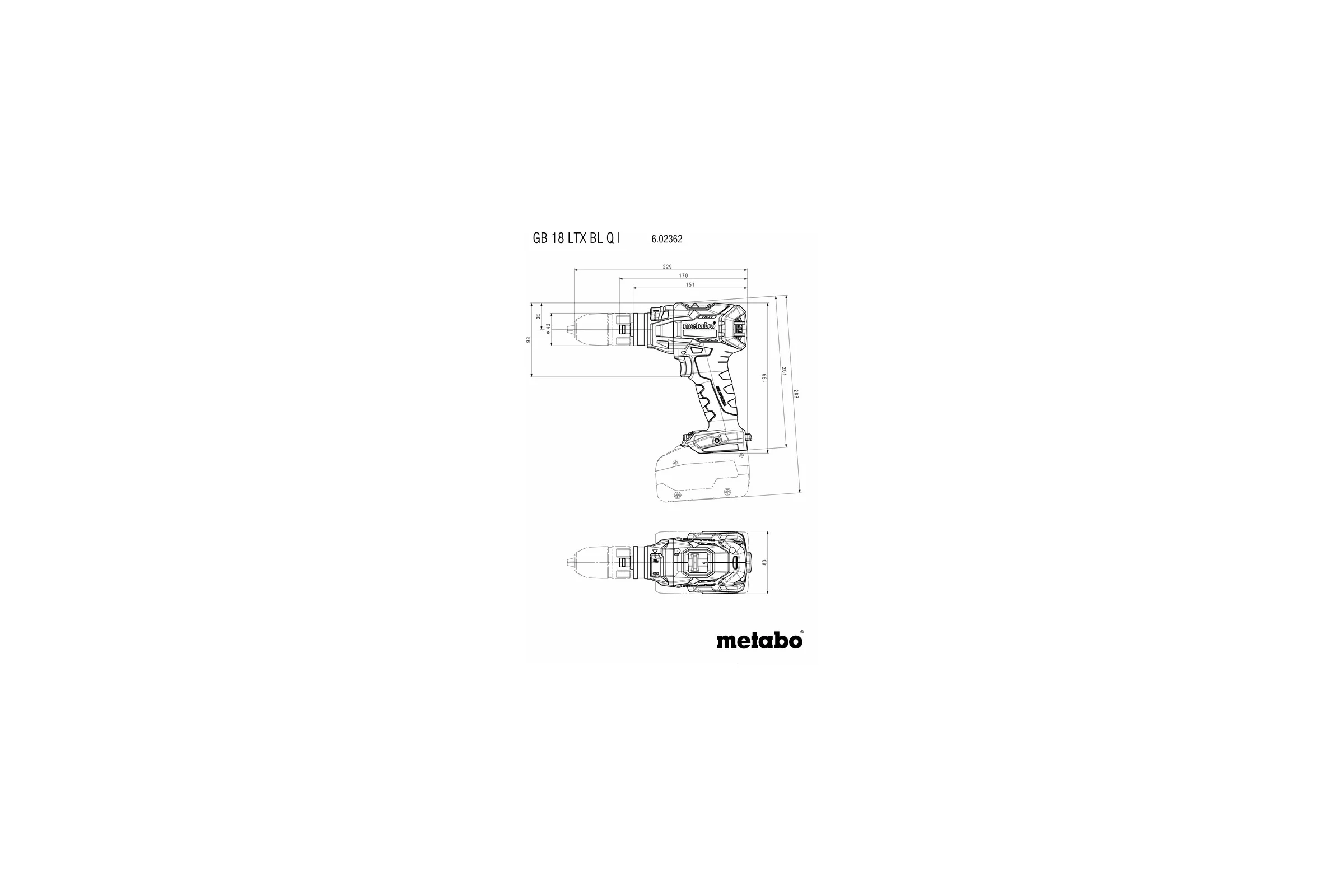 Аккумуляторный резьборез Metabo GB 18 LTX BL Q I 602362500