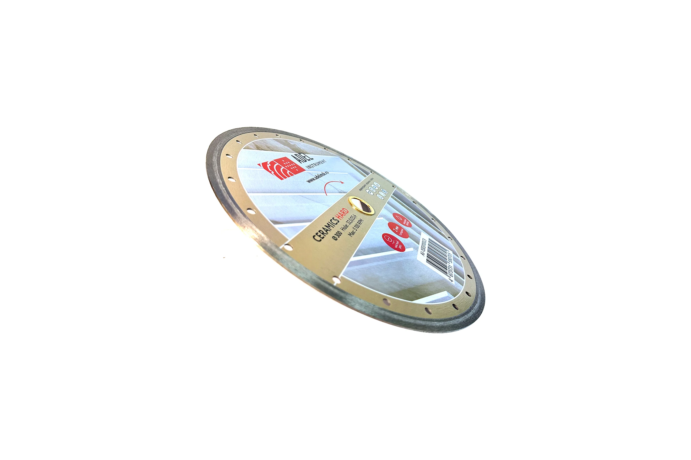 Диск алмазный сплошной Adel Instrument Hard Ceramics Ø300x2,0x11x32,0/25,4 мм AI-1503110123