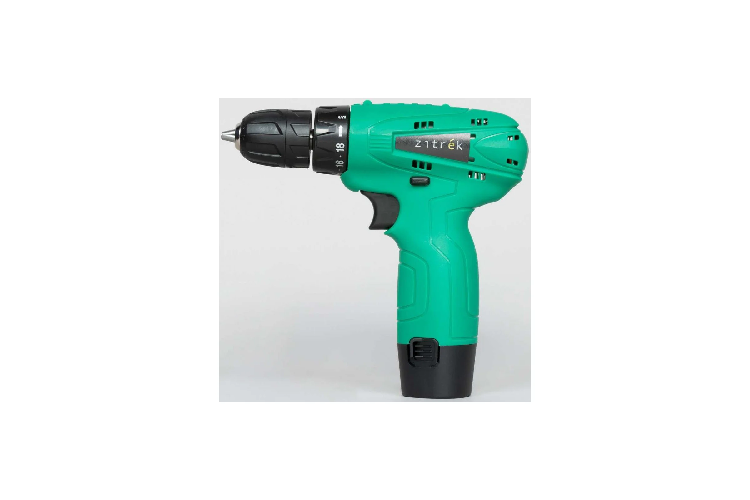 Аккумуляторная дрель Zitrek Green 12 (12В, Li-ion аккумулятор 1шт, ЗУ, бита) 063-4071