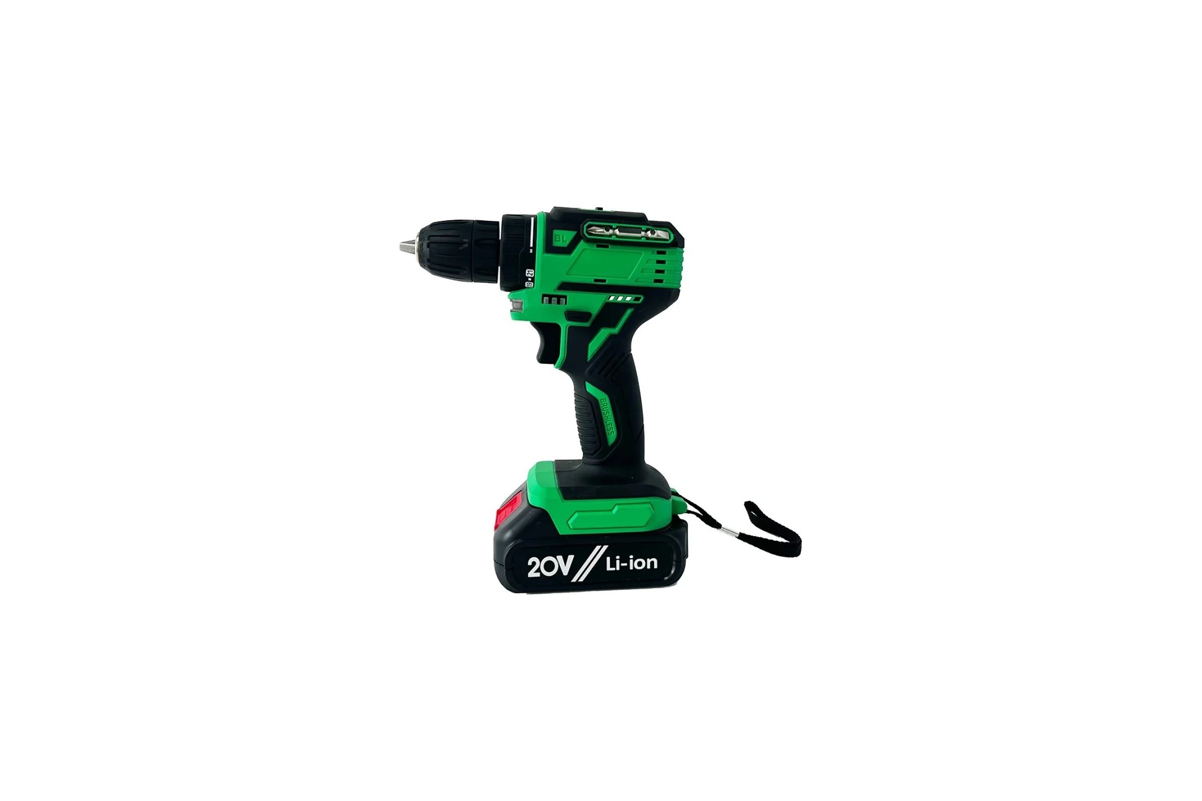 Аккумуляторная бесщеточная дрель-шуруповерт Zitrek Greenpower 20 Pro (20В, Li-ion аккум. 2шт, ЗУ, кейс, бита) 063-4061