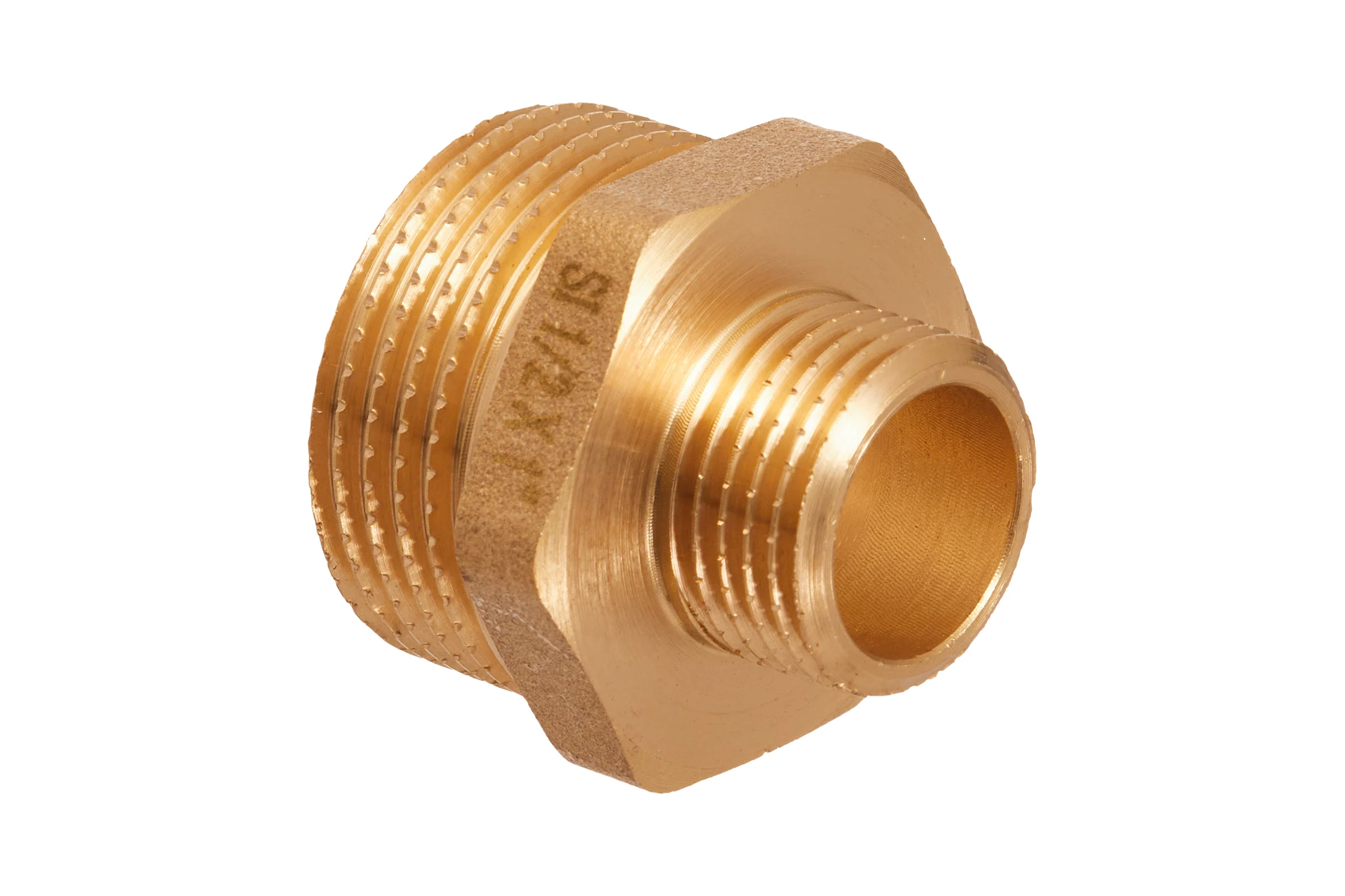 Ниппель латунный Smart Install Н/Н 1x1/2, упак. 10 шт. 52445S