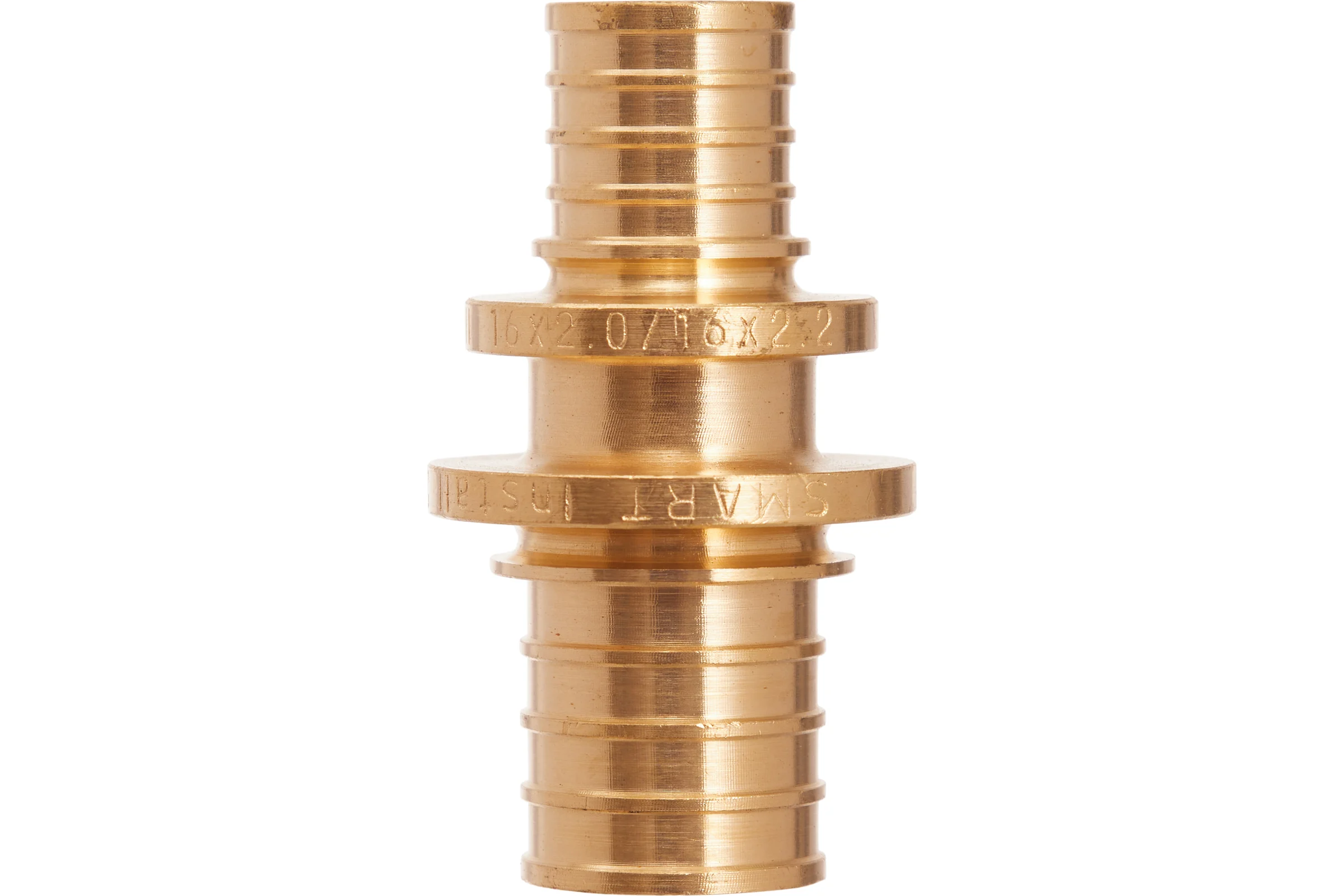 Муфта аксиальная латунная Smart Install 20x2,8-16x2,2, упак. 10 шт. 52108S