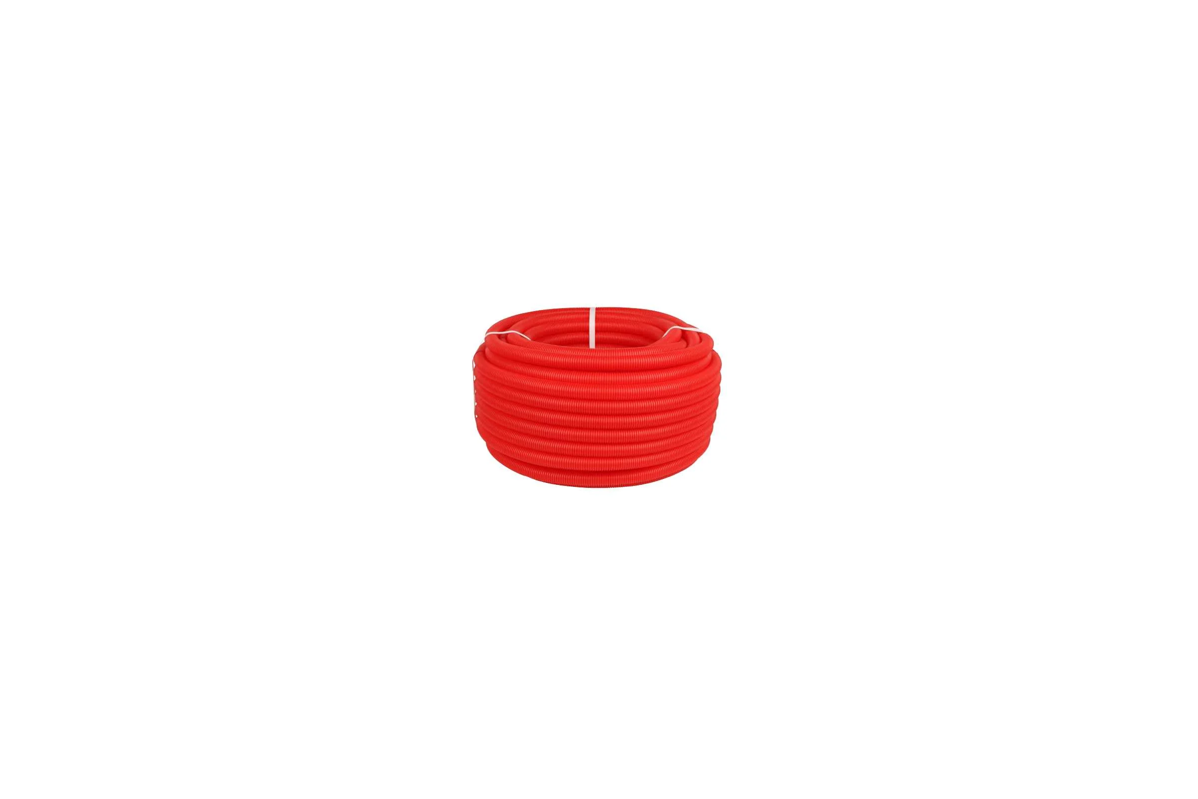 Труба гофрированная Smart Install 25 (21,3-25) цвет красный, бухта 50м SI-GPER-25RED50-R