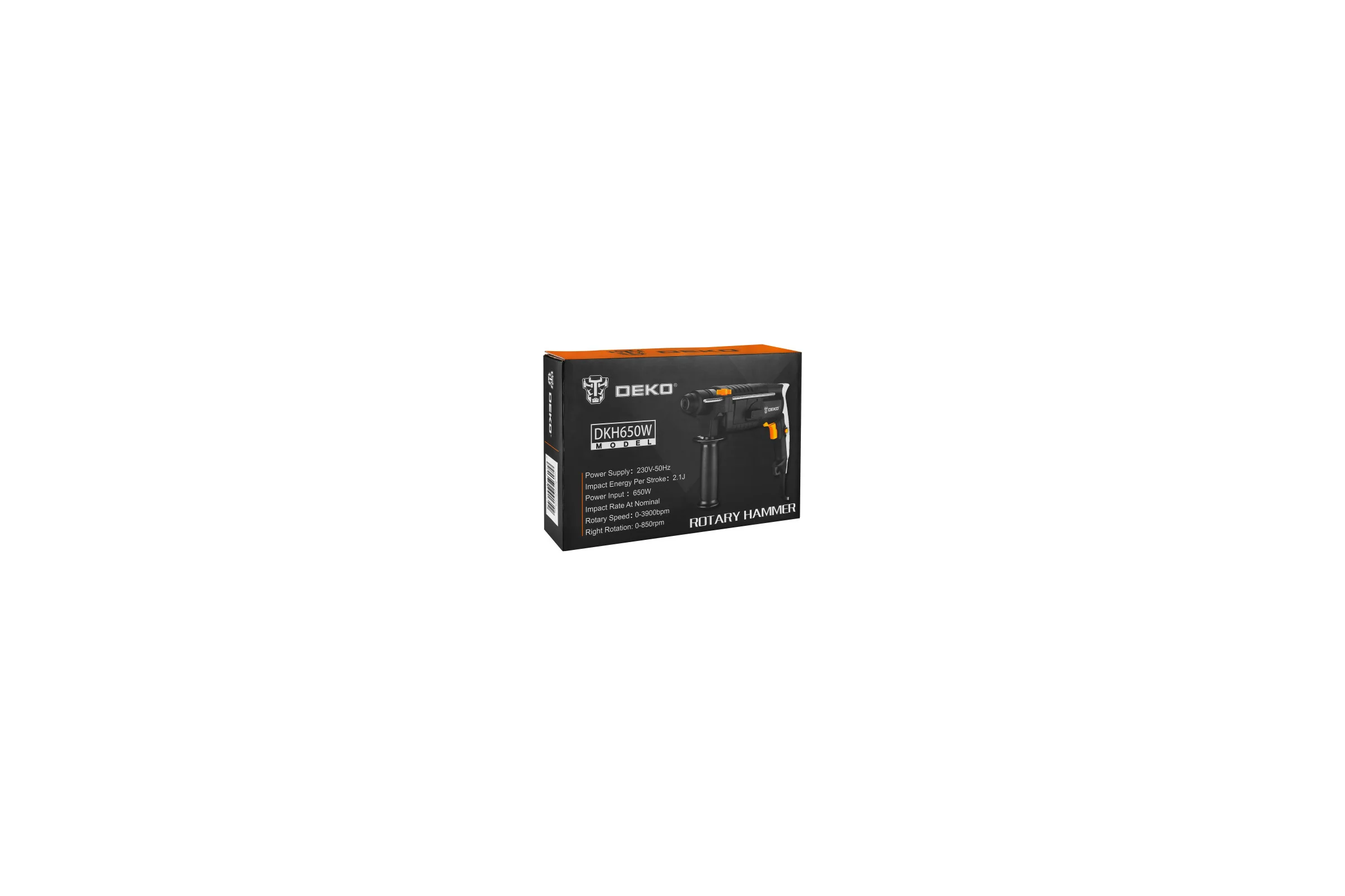 Сетевой перфоратор DEKO DKH650W 650 Вт, 3900 уд/мин, 2.1 Дж 063-4118