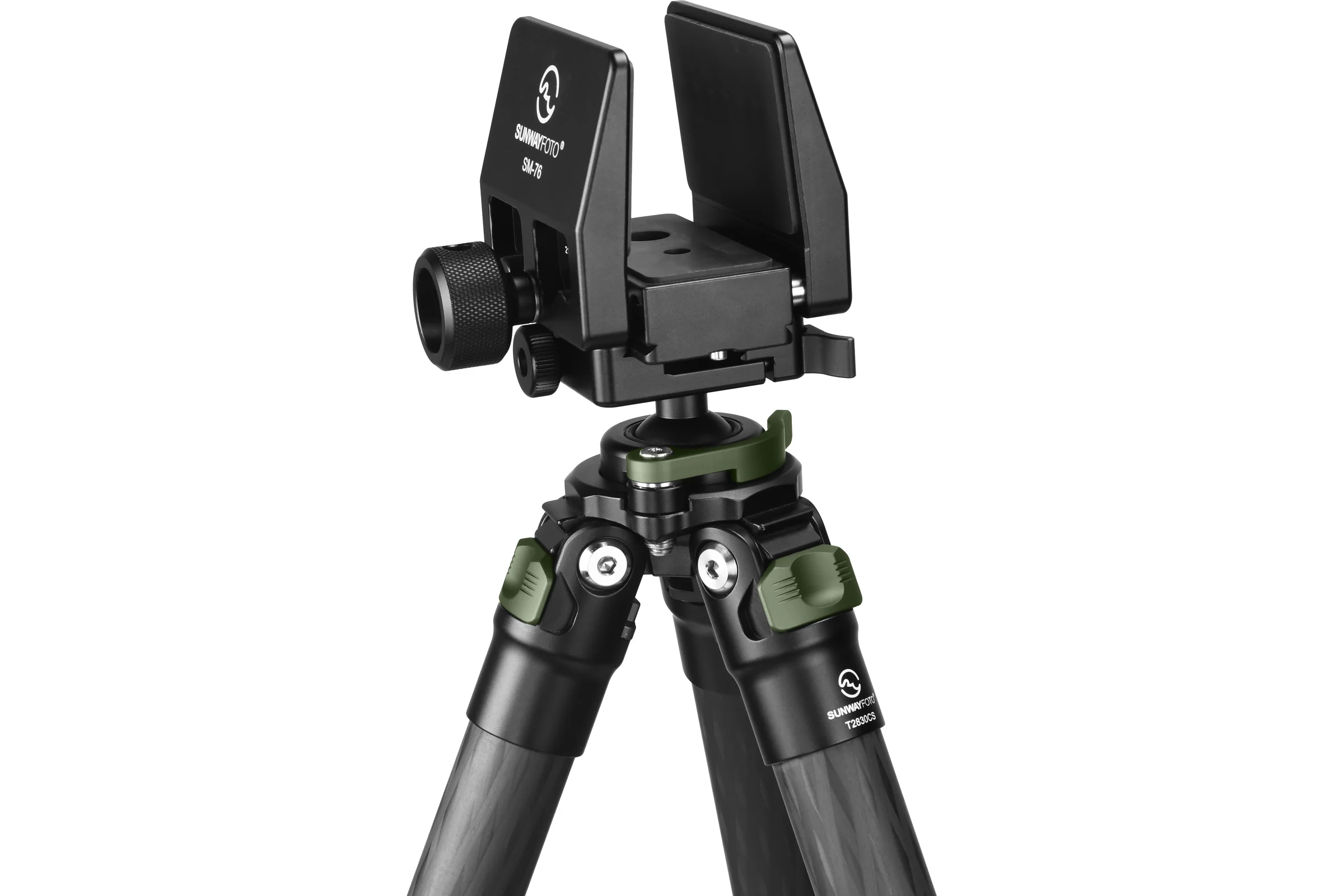 Штатив-трипод карбоновый Sunwayfoto T2830CS с зажимом SM-76 под ложе T2830CS+SM-76
