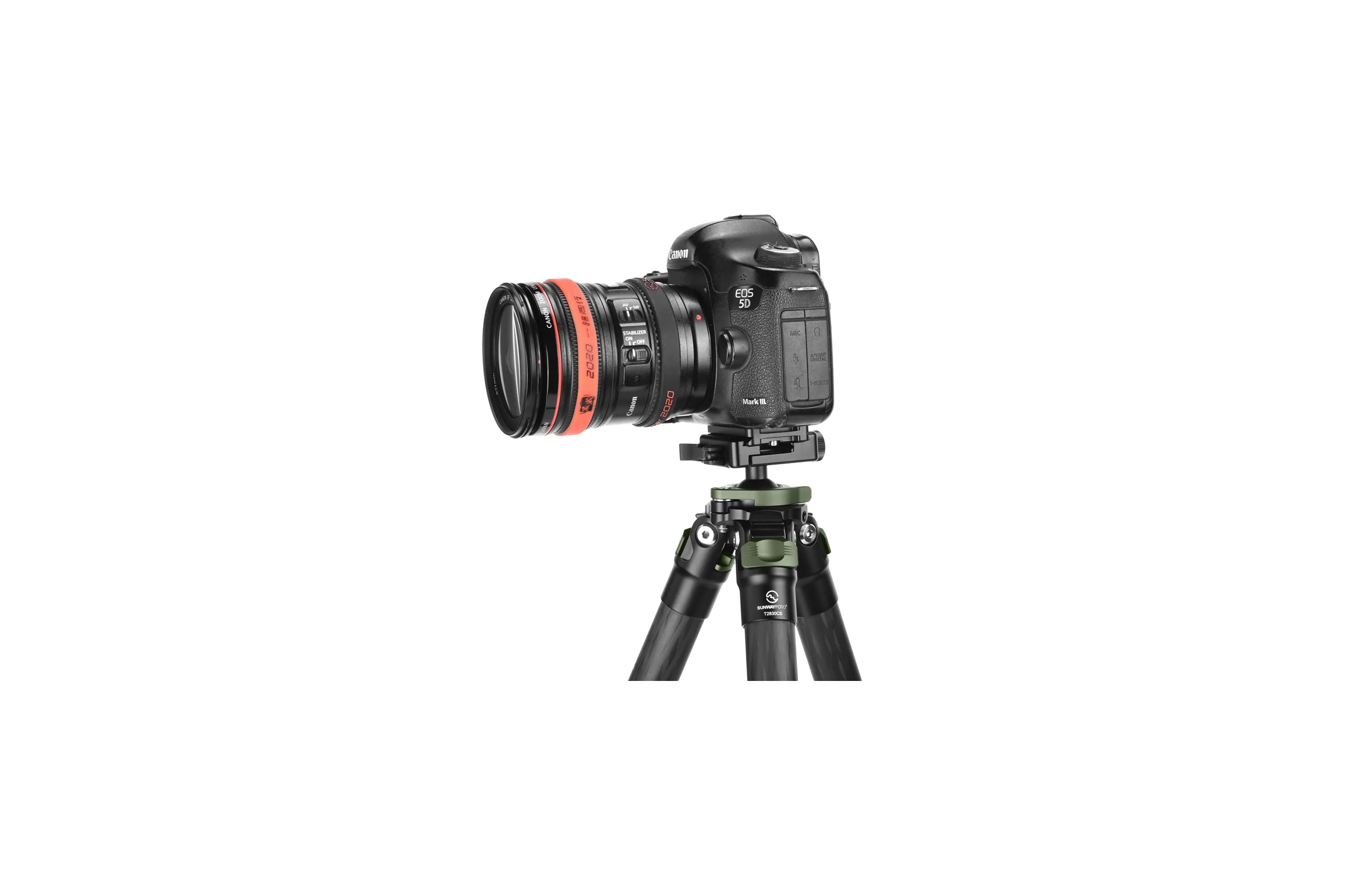 Штатив-трипод карбоновый Sunwayfoto T2830CS с зажимом SM-76 под ложе T2830CS+SM-76