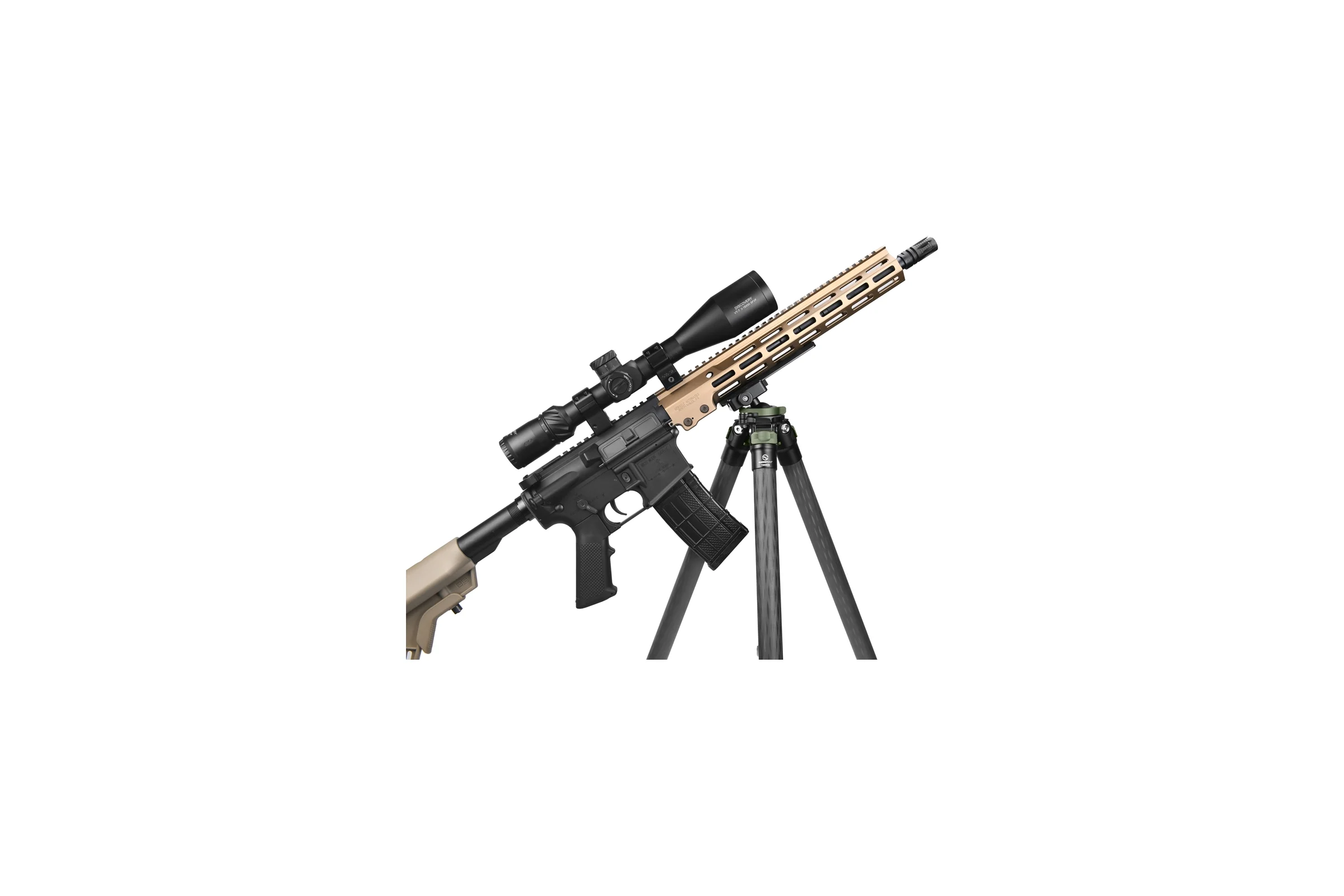 Штатив-трипод карбоновый Sunwayfoto T2830CS с зажимом SM-76 под ложе T2830CS+SM-76