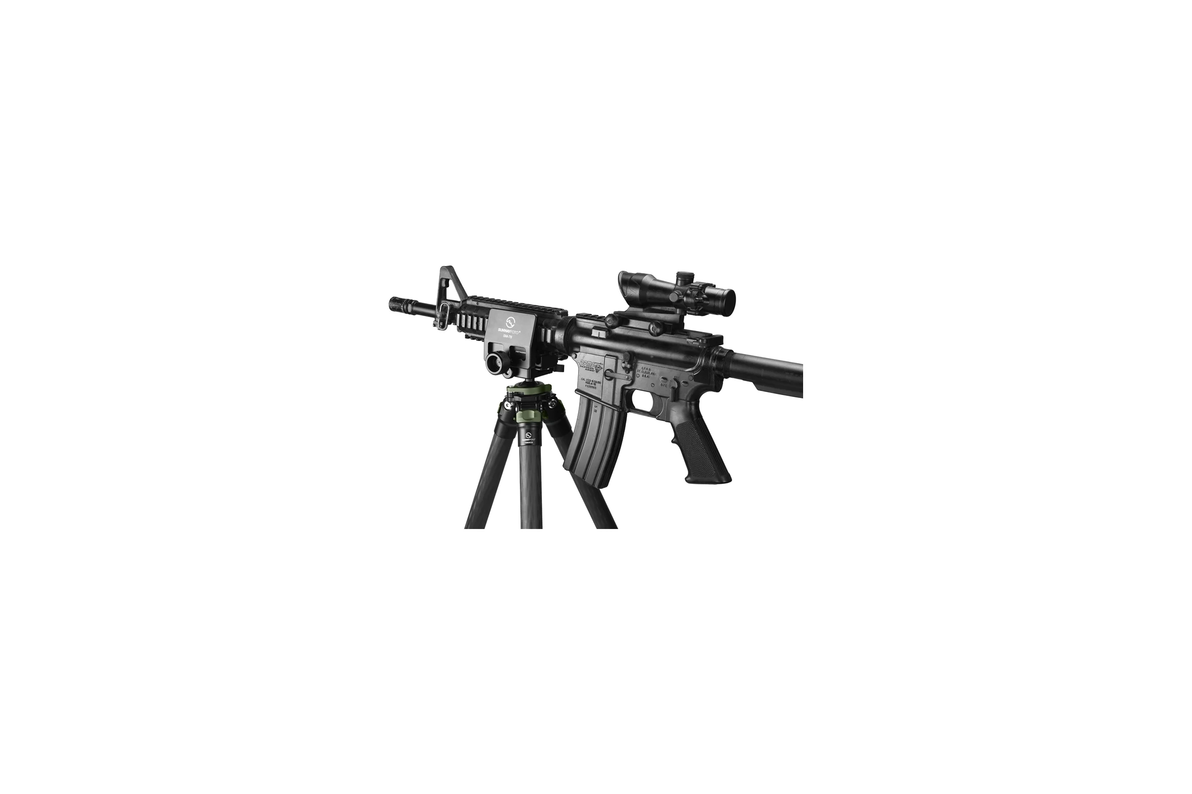 Штатив-трипод карбоновый Sunwayfoto T2830CS с зажимом SM-76 под ложе T2830CS+SM-76