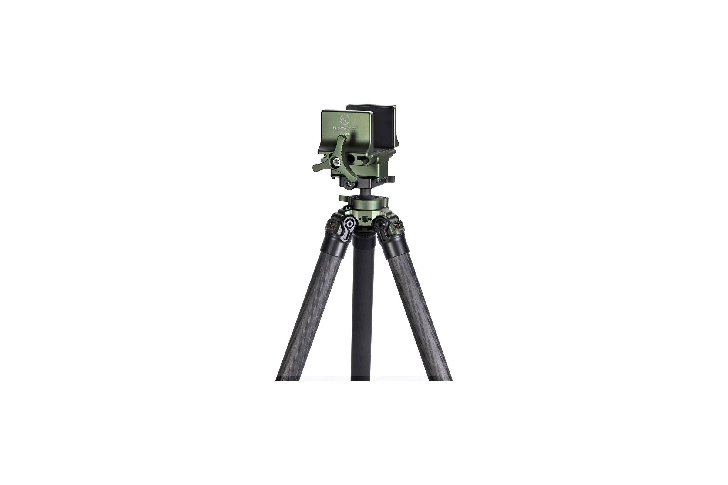 Штатив-трипод карбоновый Sunwayfoto T2830CS с зажимом SM-86 под ложе T2830CS+SM-86