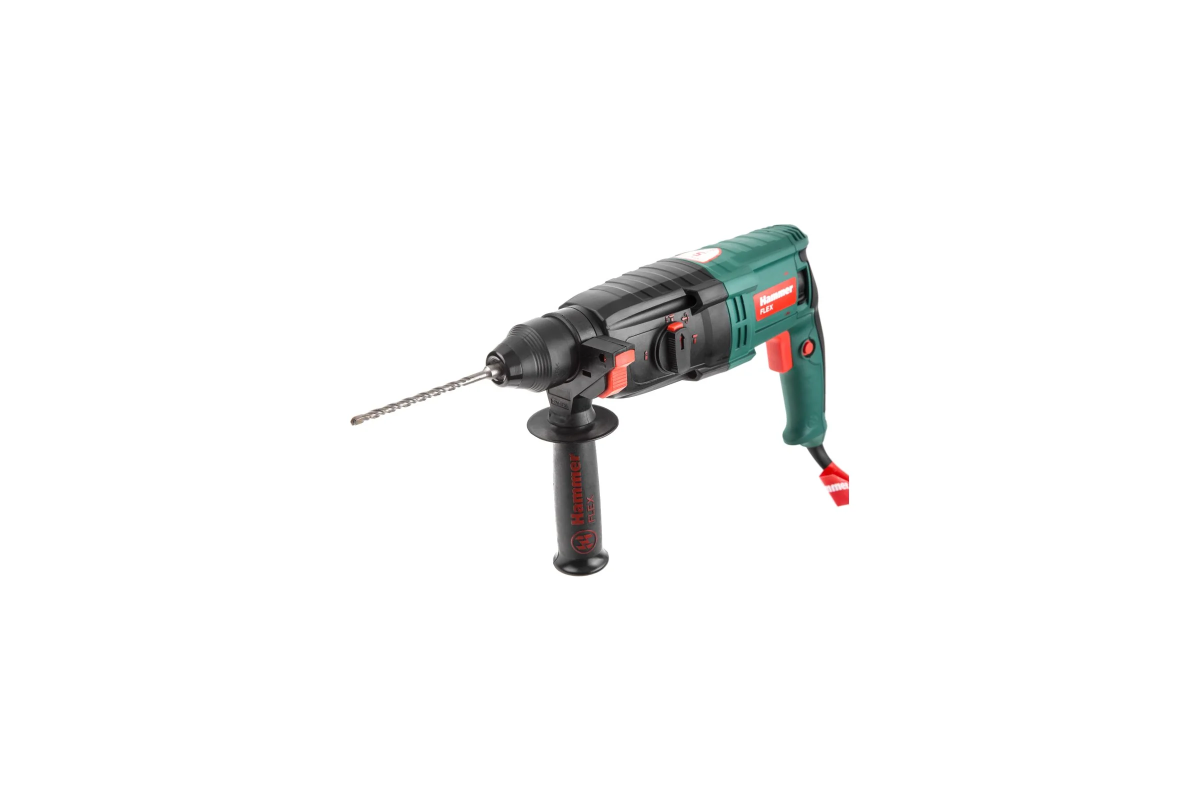Перфоратор Hammer Flex 800 Вт, SDS+, 26 мм, 0-1245 об/мин, 2.6 Дж, 3 режима, кейс PRT800D