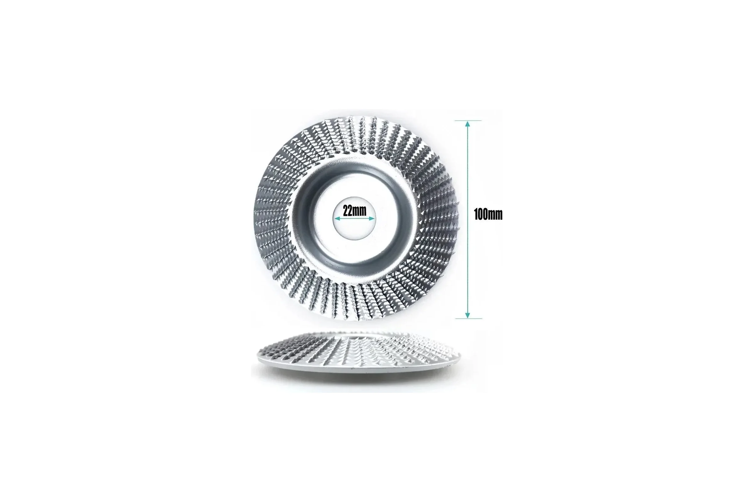 Диск обдирочный/рашпильный по дереву Vitatools для дерева обработки, 100мм disk-obdirochnyy-100mm