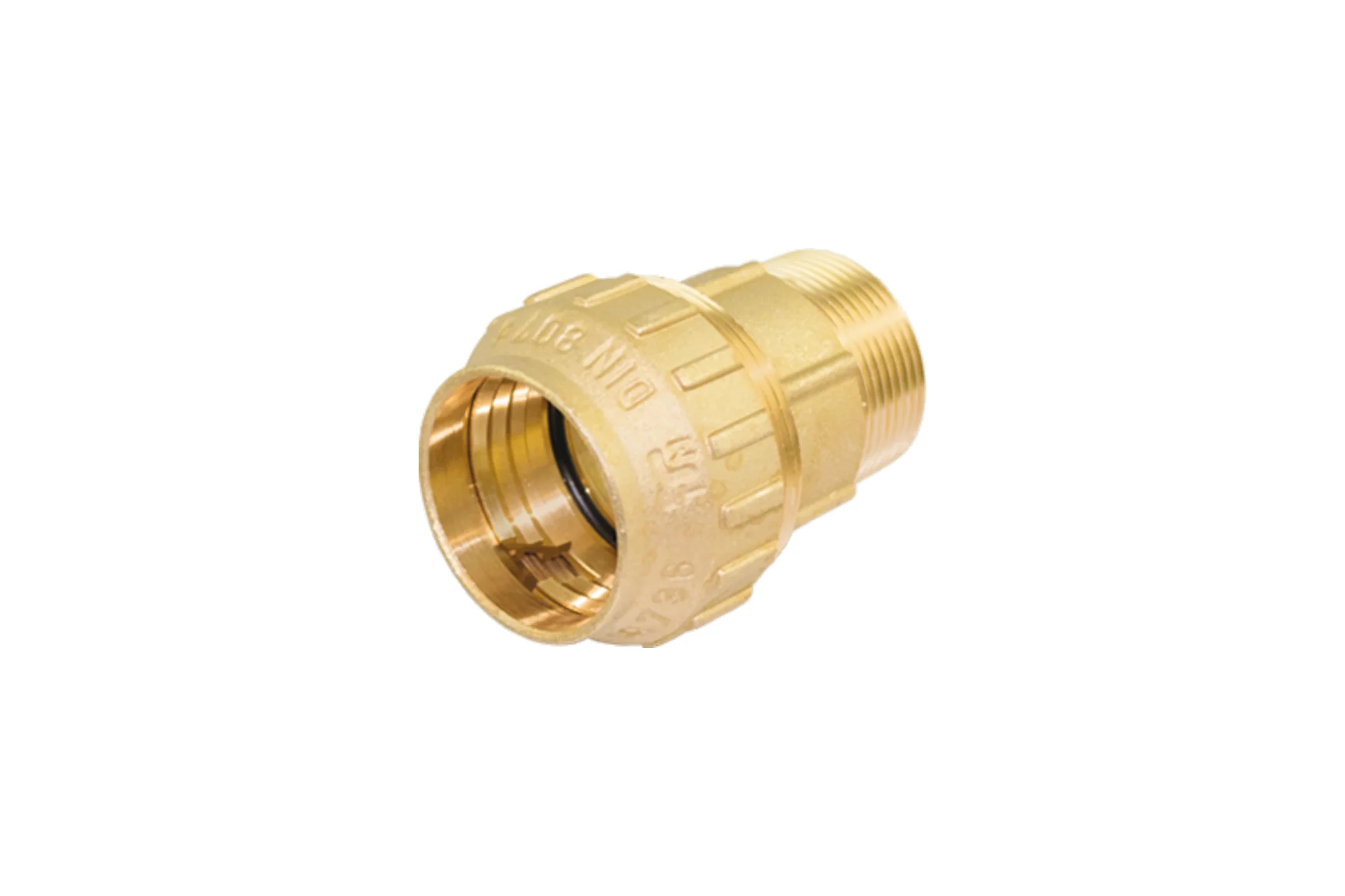 Соединитель с наружной резьбой для труб ПНД 3/4" x 32 3400065