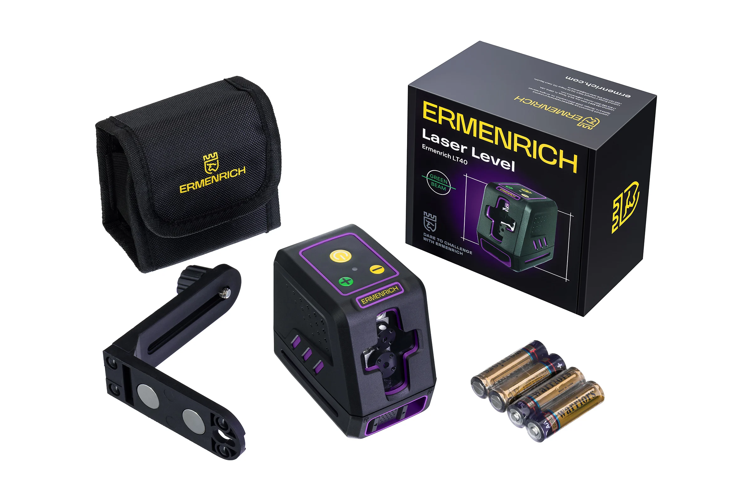 Лазерный уровень Ermenrich (Эрменрих) LT40, фиолетовый 84636