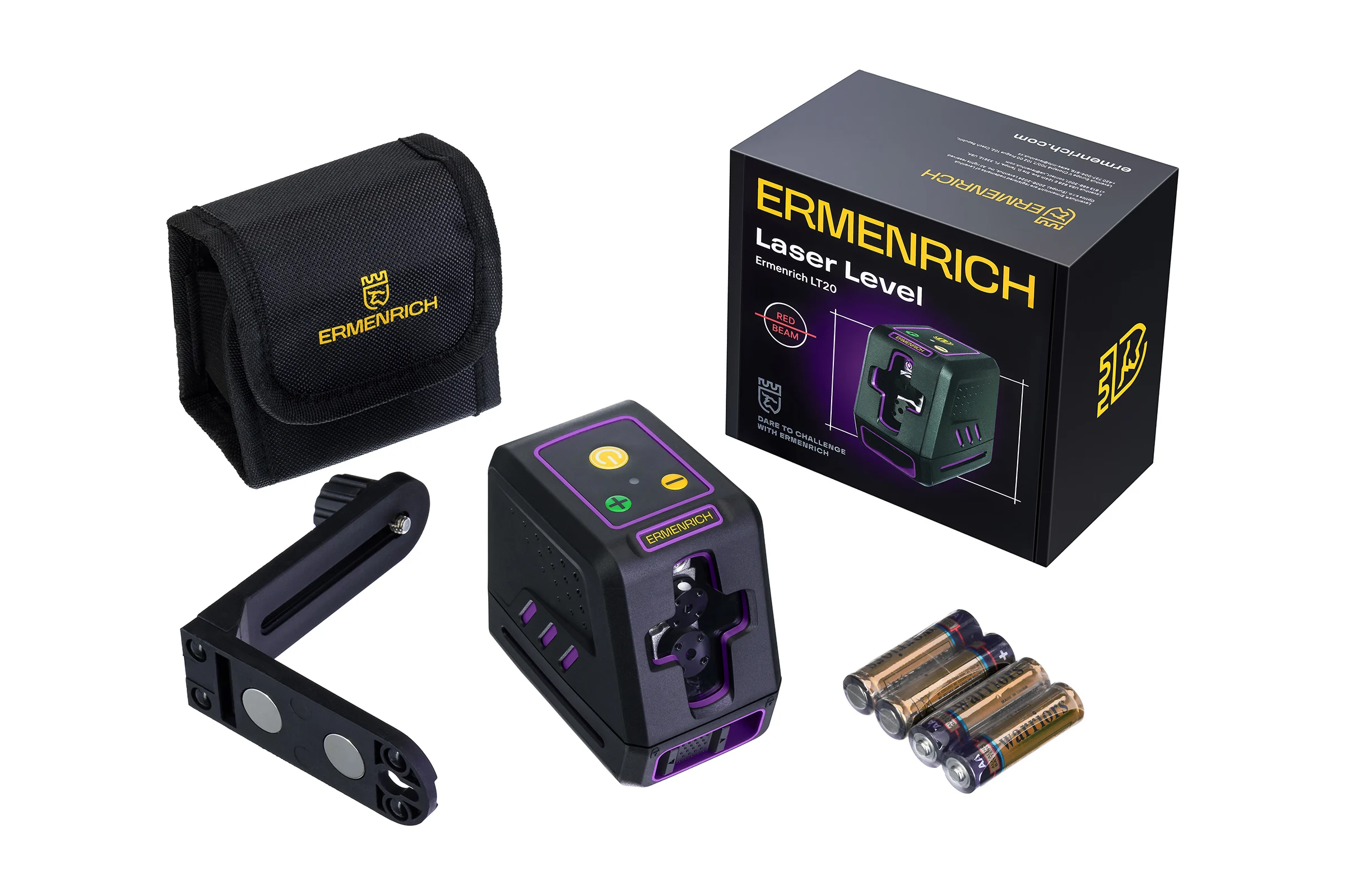 Лазерный уровень Ermenrich (Эрменрих) LT20, фиолетовый 84635