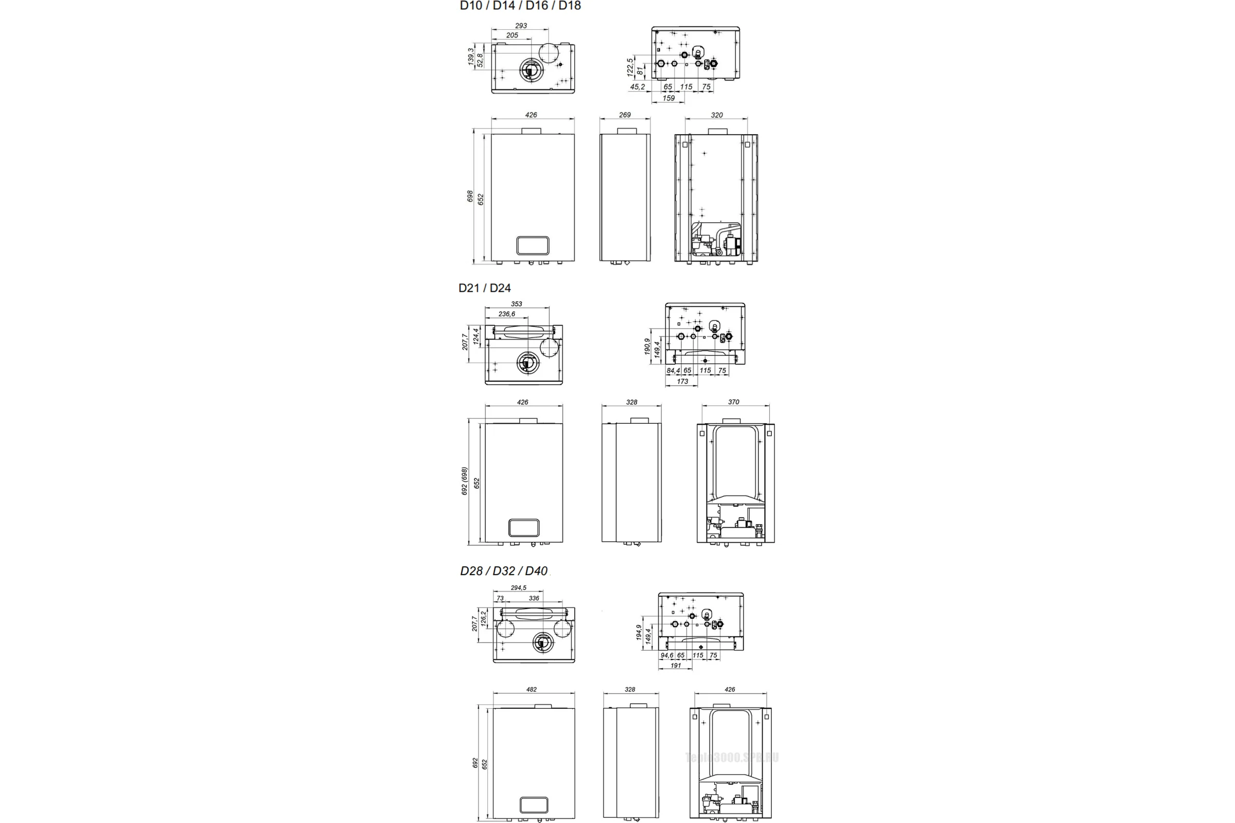 Настенный газовый котёл ARDERIA D24
