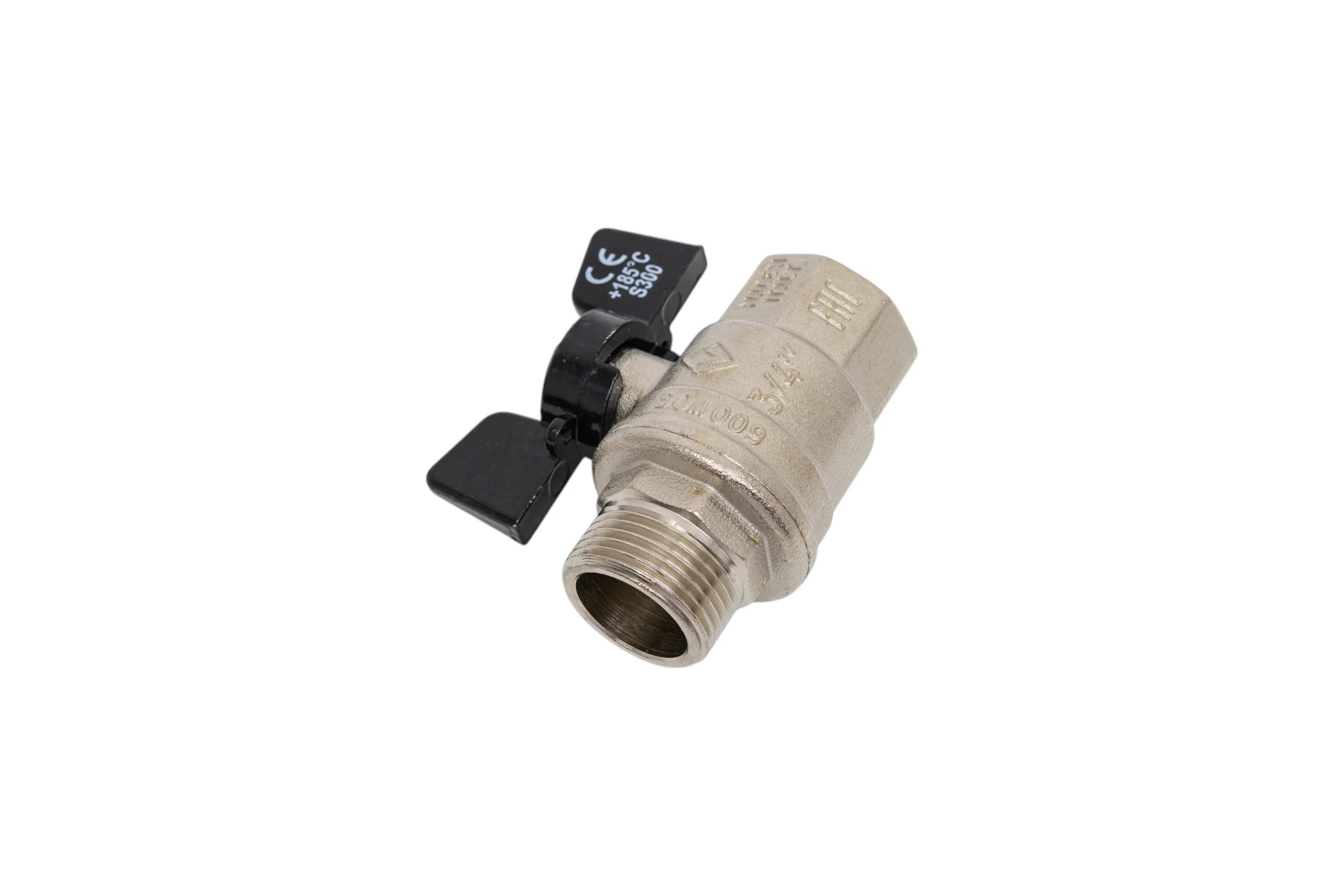 Кран Bugatti OREGON серия 307 НВ 3/4", бабочка, полный проход 03070065