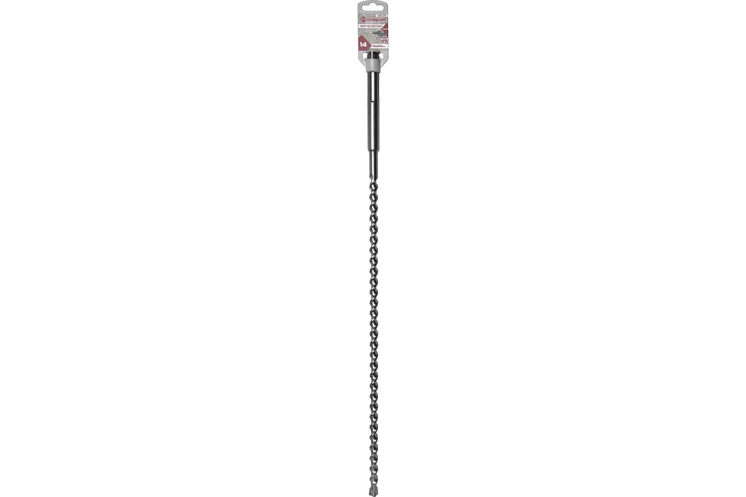 Бур по бетону Special (14x530х670 мм; SDS-max) Monogram 088-376