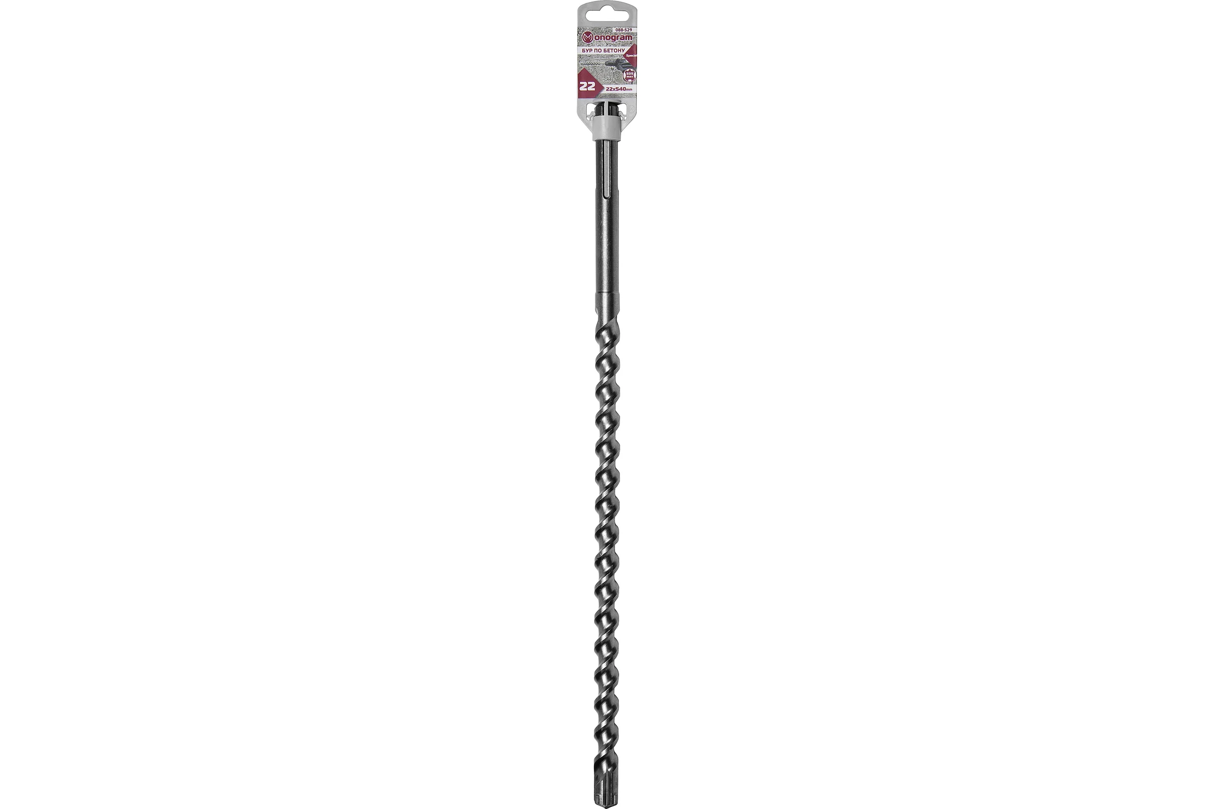 Бур по бетону Special (22x400х540 мм; SDS-max) Monogram 088-529