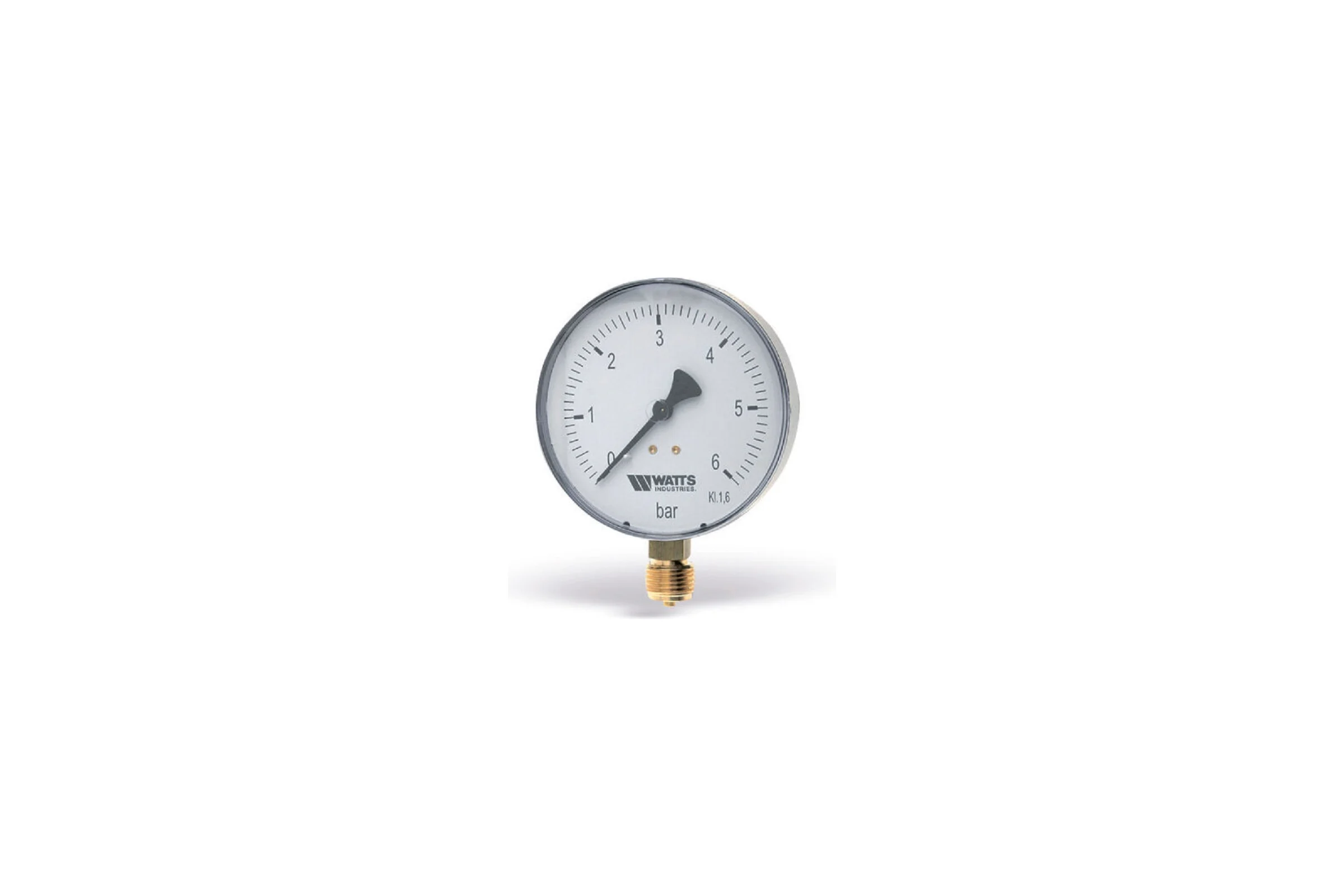 Манометр Watts Верт.100-1/2-10bar F+R250 (MRS) 0322610 (с красной стрелкой) PA5510BD03 10008087