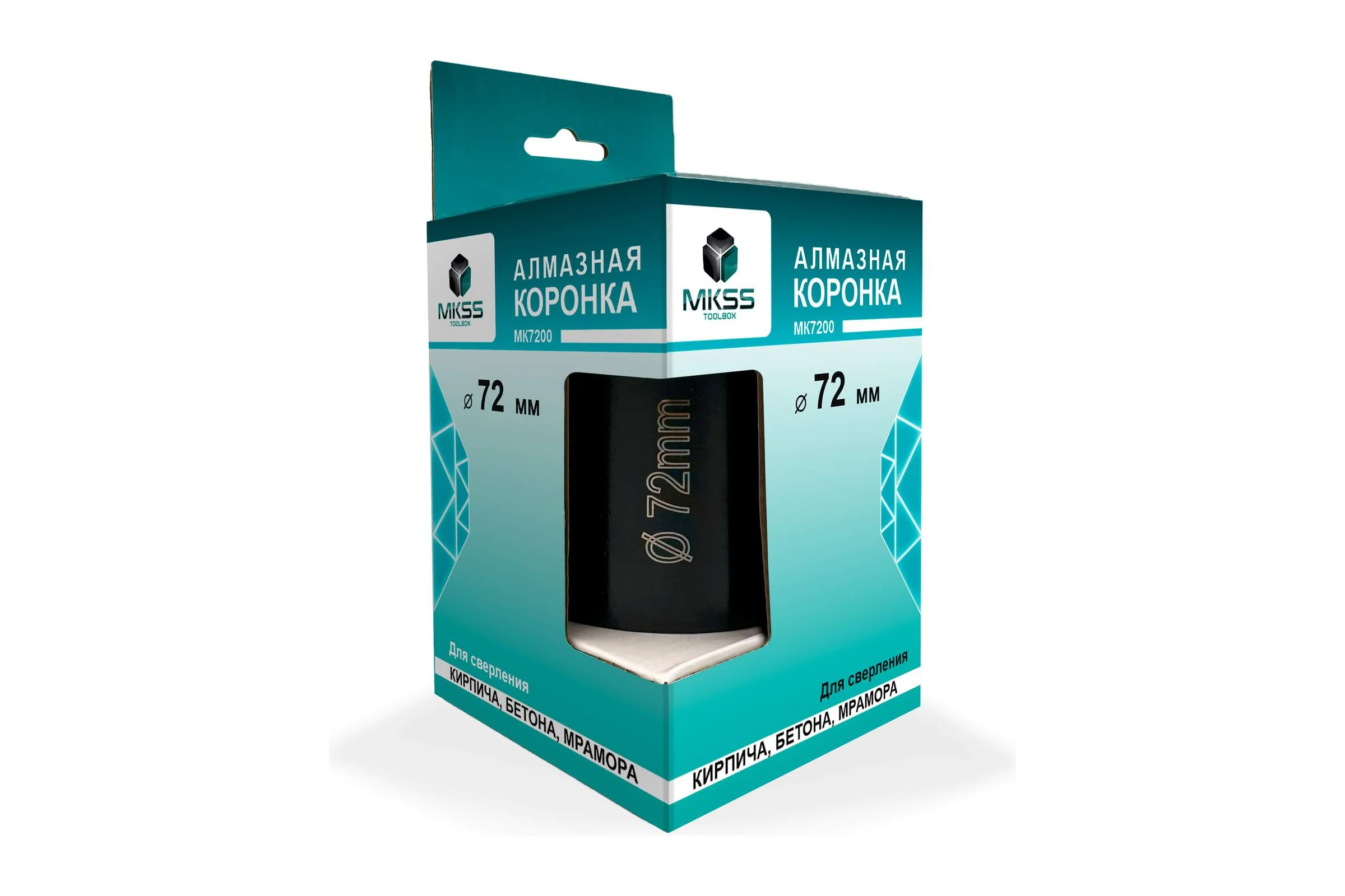 Коронка алмазная безударная по бетону SDS plus MKSS Toolbox 72 мм MK7200