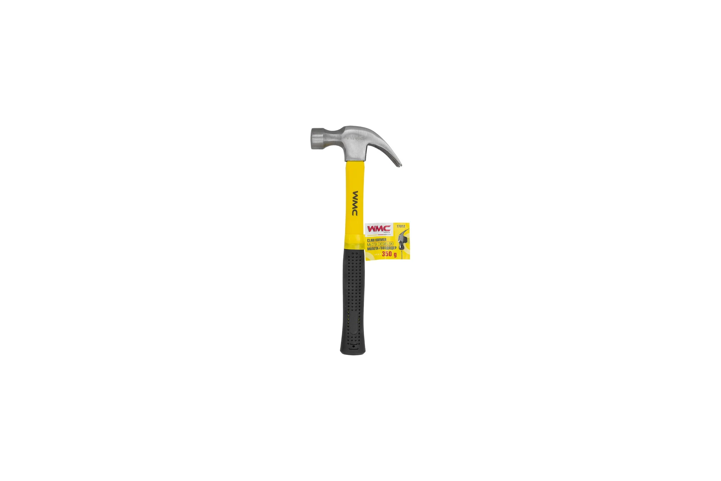 Молоток-гвоздодер WMC TOOLS 350гр WMC-T7012(61011)