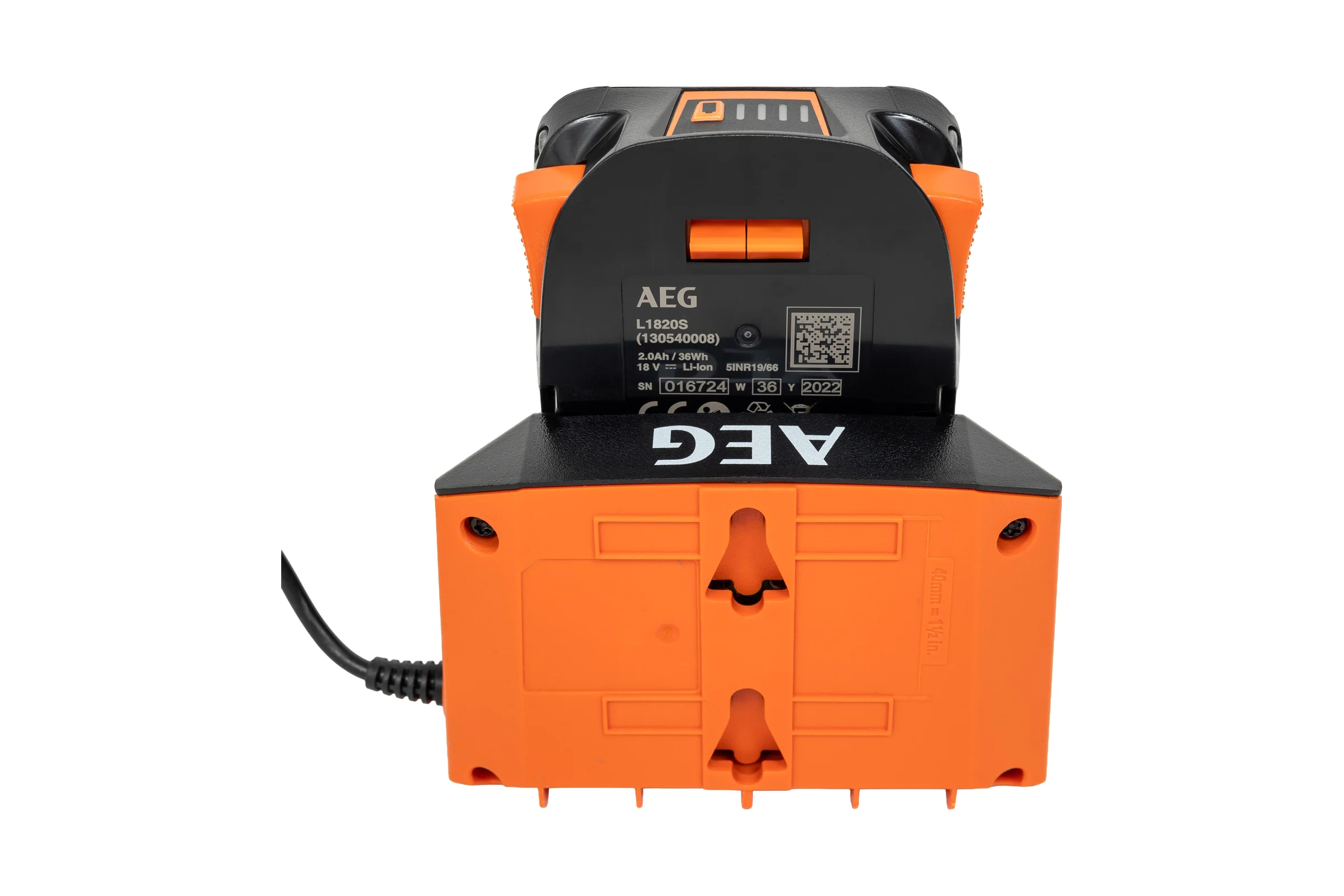 Набор зарядное устройство + аккумулятор SETL1820S 18В, 2Ач, Li-Ion AEG 4935478932