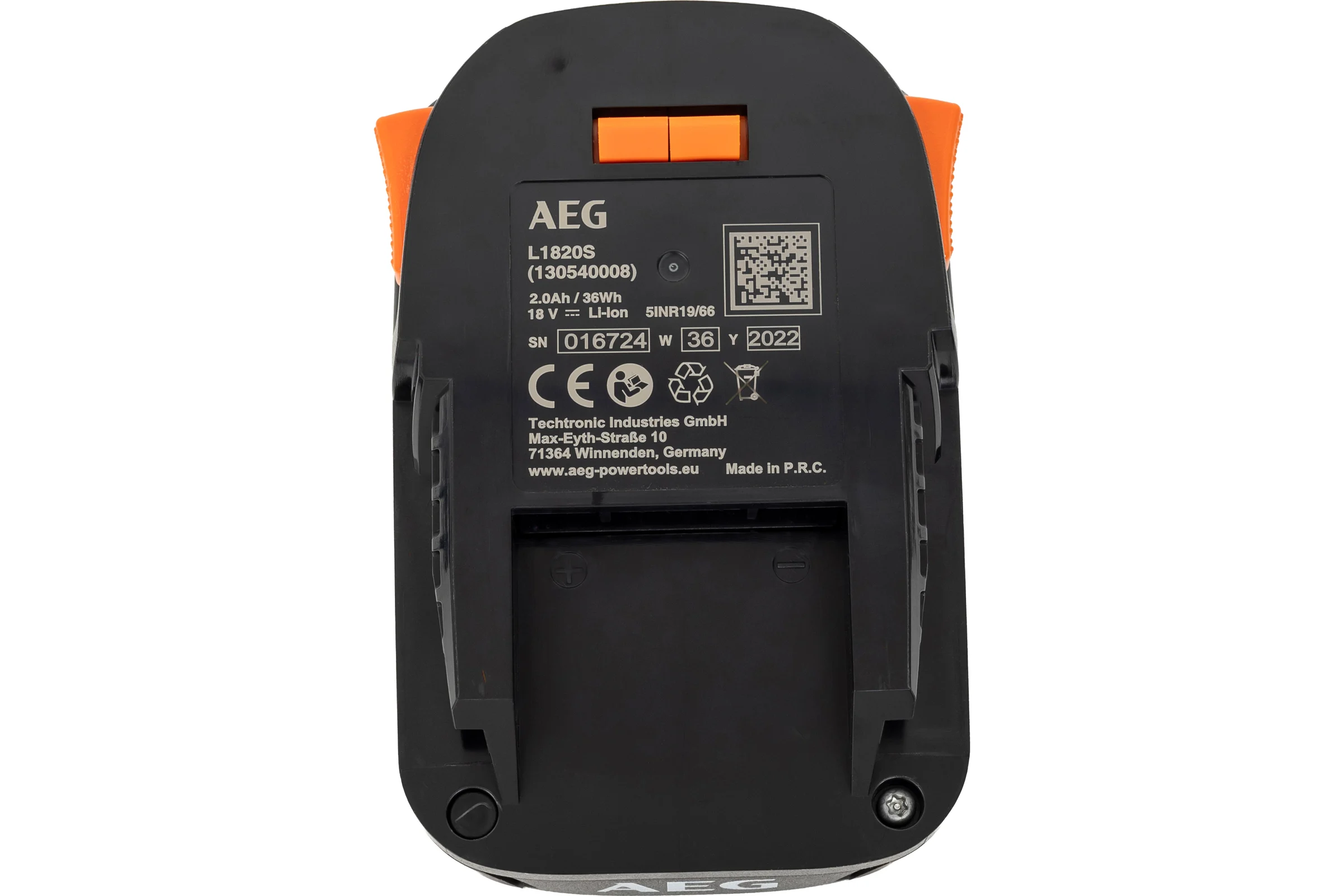 Набор зарядное устройство + аккумулятор SETL1820S 18В, 2Ач, Li-Ion AEG 4935478932