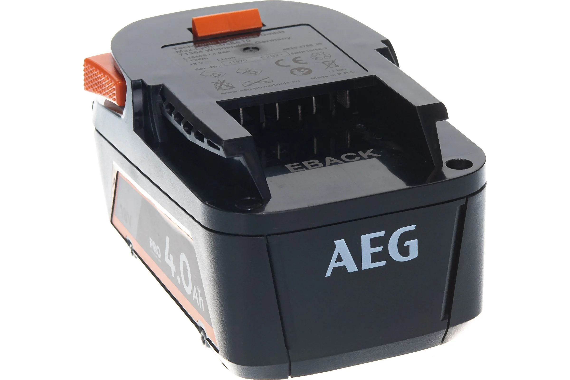 Аккумулятор L1840S 18В, 4Ач, Li-Ion AEG 4935478636