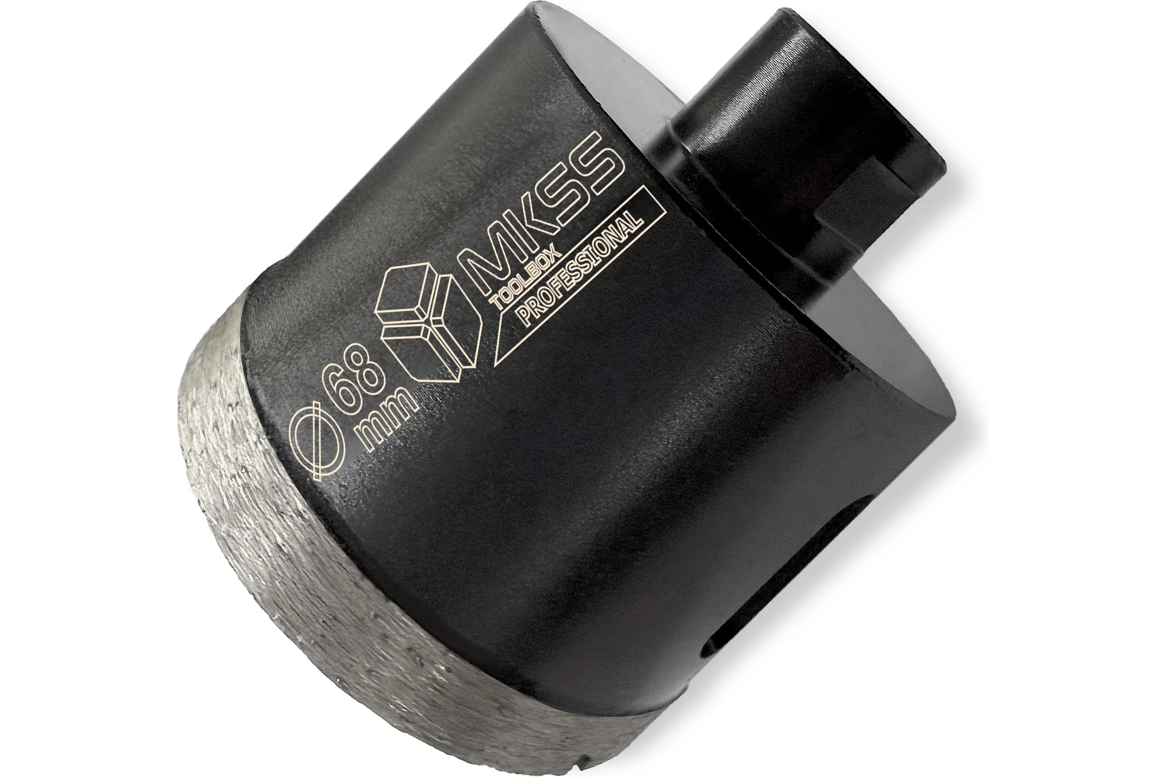 Коронка алмазная по керамограниту и нат. камням для УШМ MKSS Toolbox KS2802 68 мм, М14 KS28020068