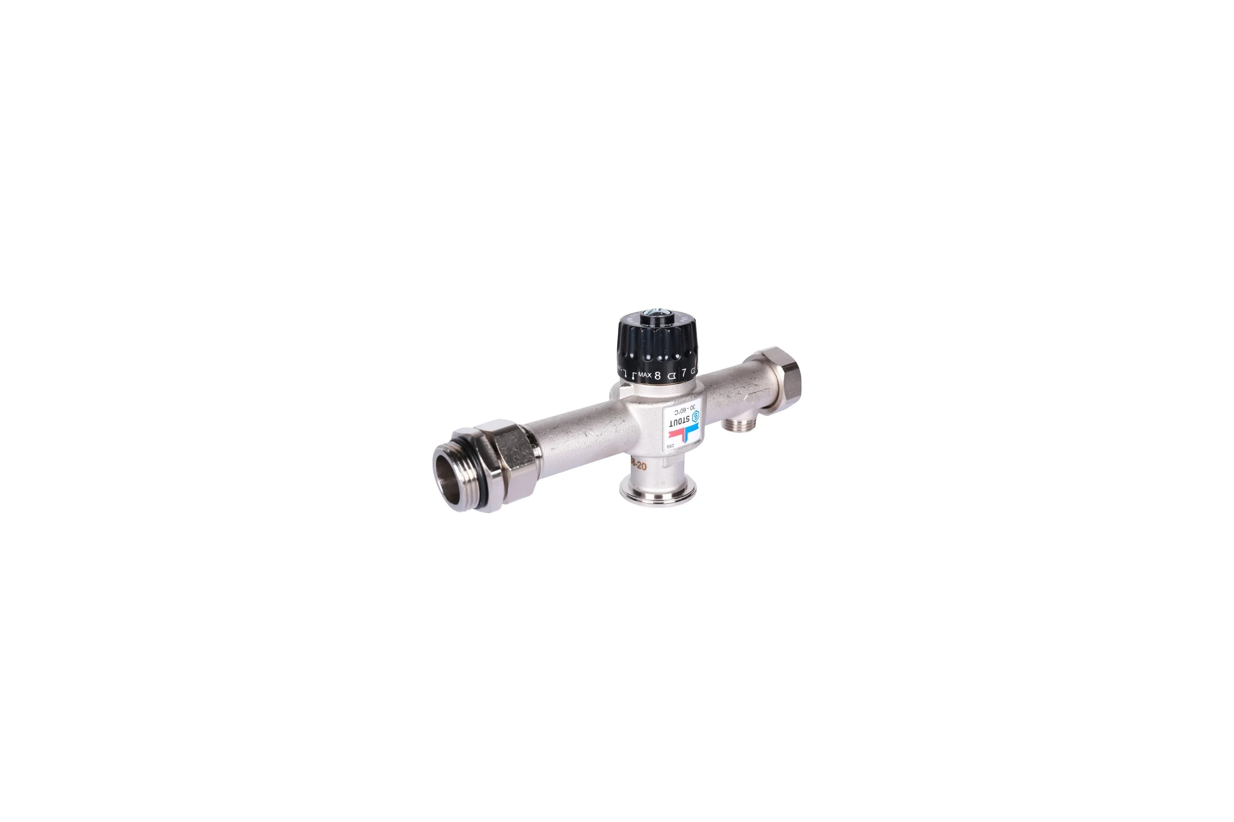Насосно-смесительный узел с термостатическим клапаном STOUT SDG-0120-007000 RG008VBJO20LTU