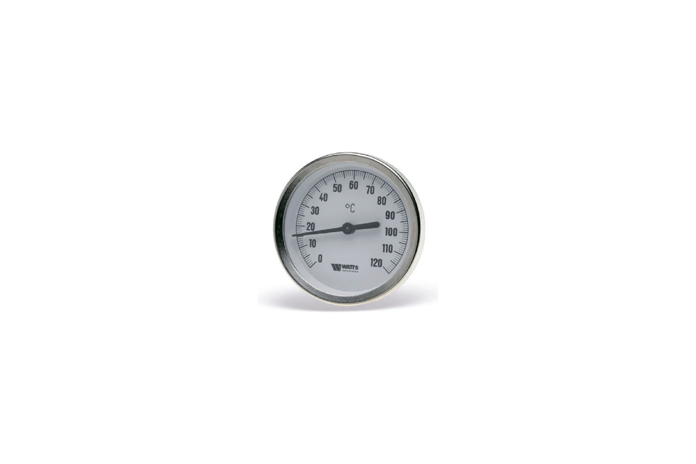 Термометр горизонтальный Watts 80- 50 мм, 1/2, 120C F+R801 OR 0302040 10005931
