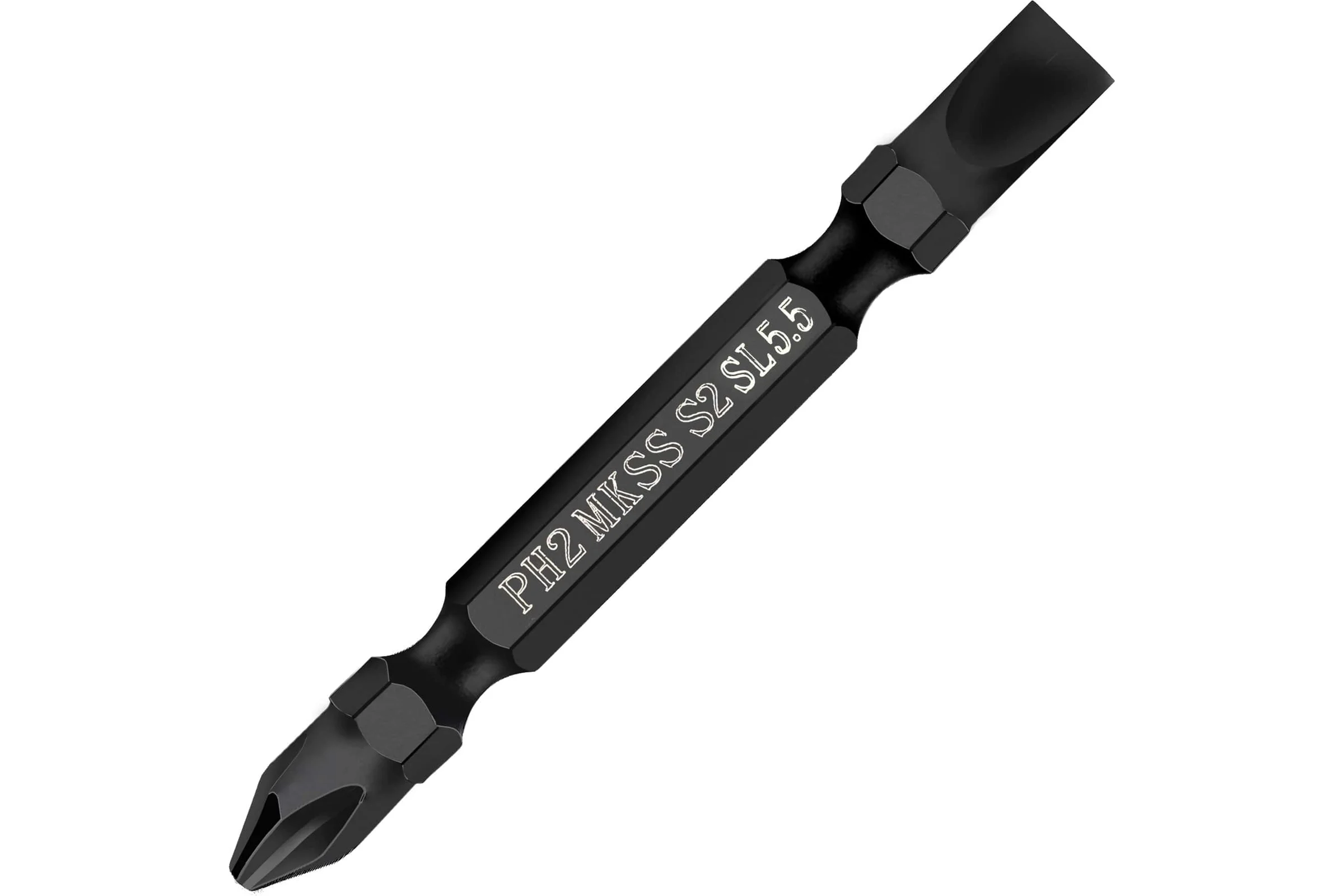 Бита магнитная двухстороняя MKSS Toolbox РН2/SL5.5, 65мм (10 шт) MK2824