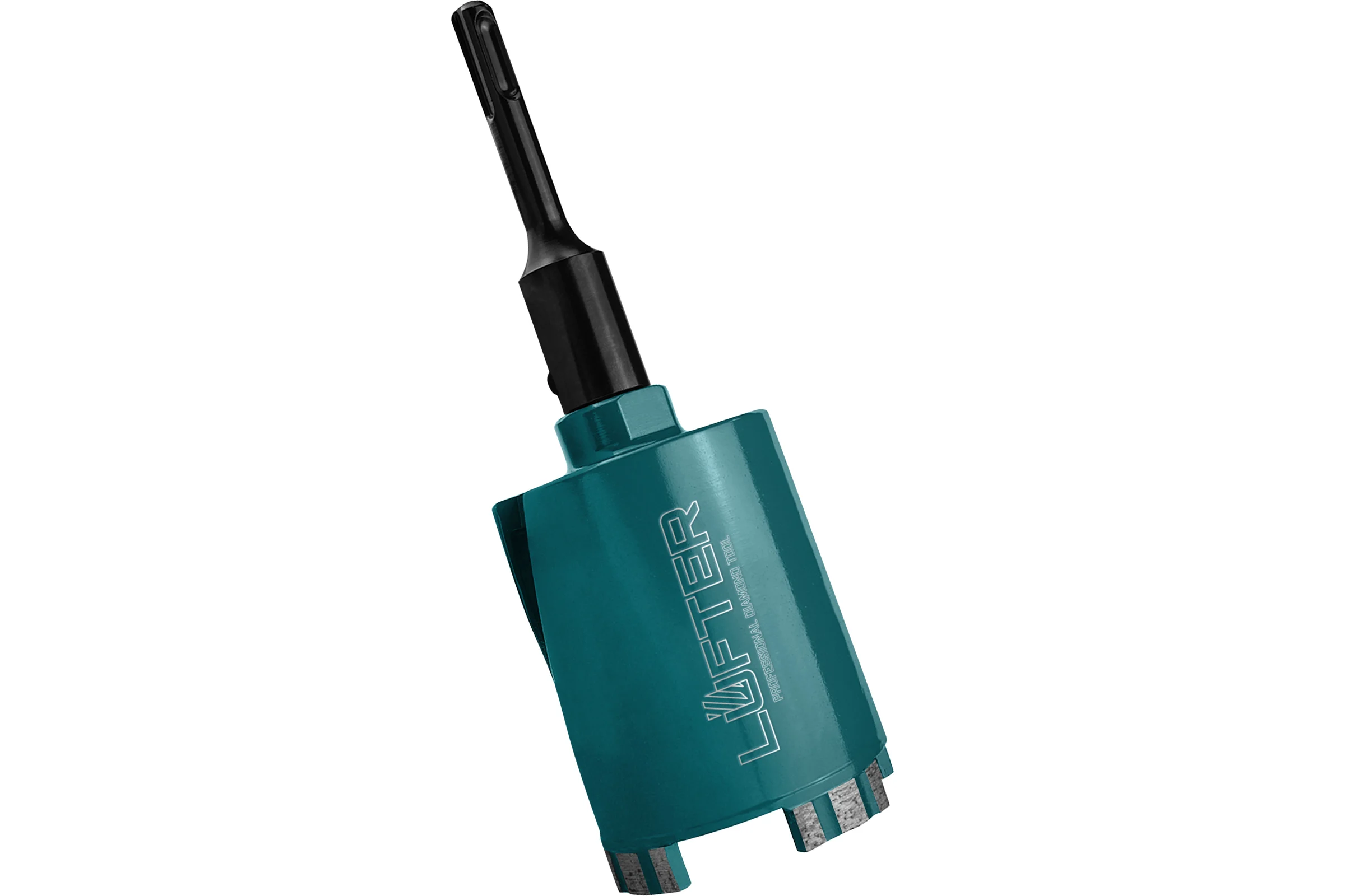 Коронка алмазная LUFTER MAGNETIC LOCK SDSplus без удара, бетон, армобетон 68 мм 026-68