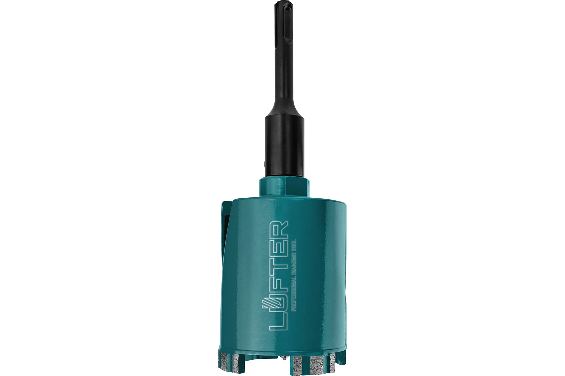 Коронка алмазная LUFTER MAGNETIC LOCK SDSplus без удара, бетон, армобетон 68 мм 026-68