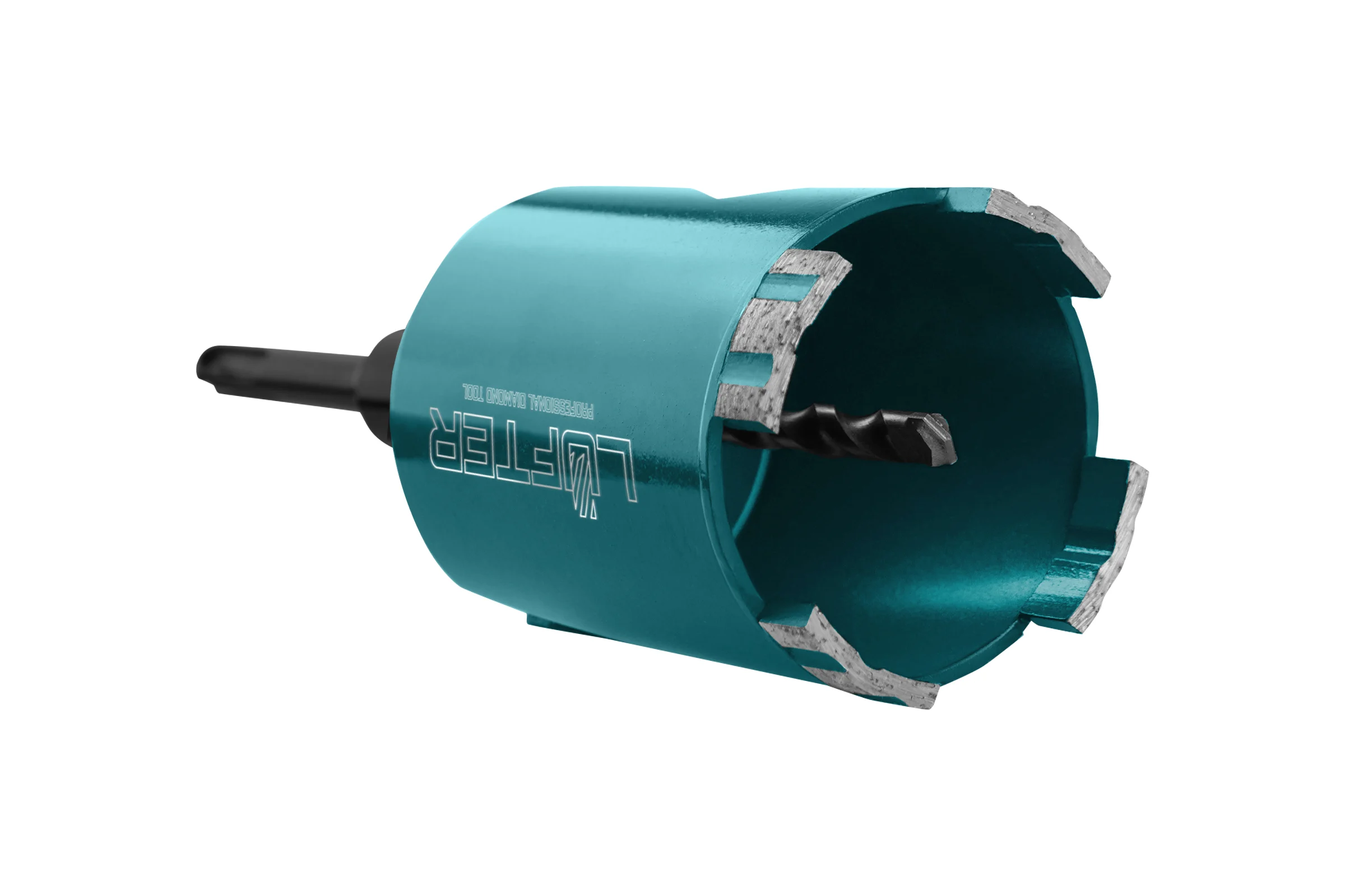 Коронка алмазная LUFTER MAGNETIC LOCK SDSplus без удара, бетон, армобетон 68 мм 026-68