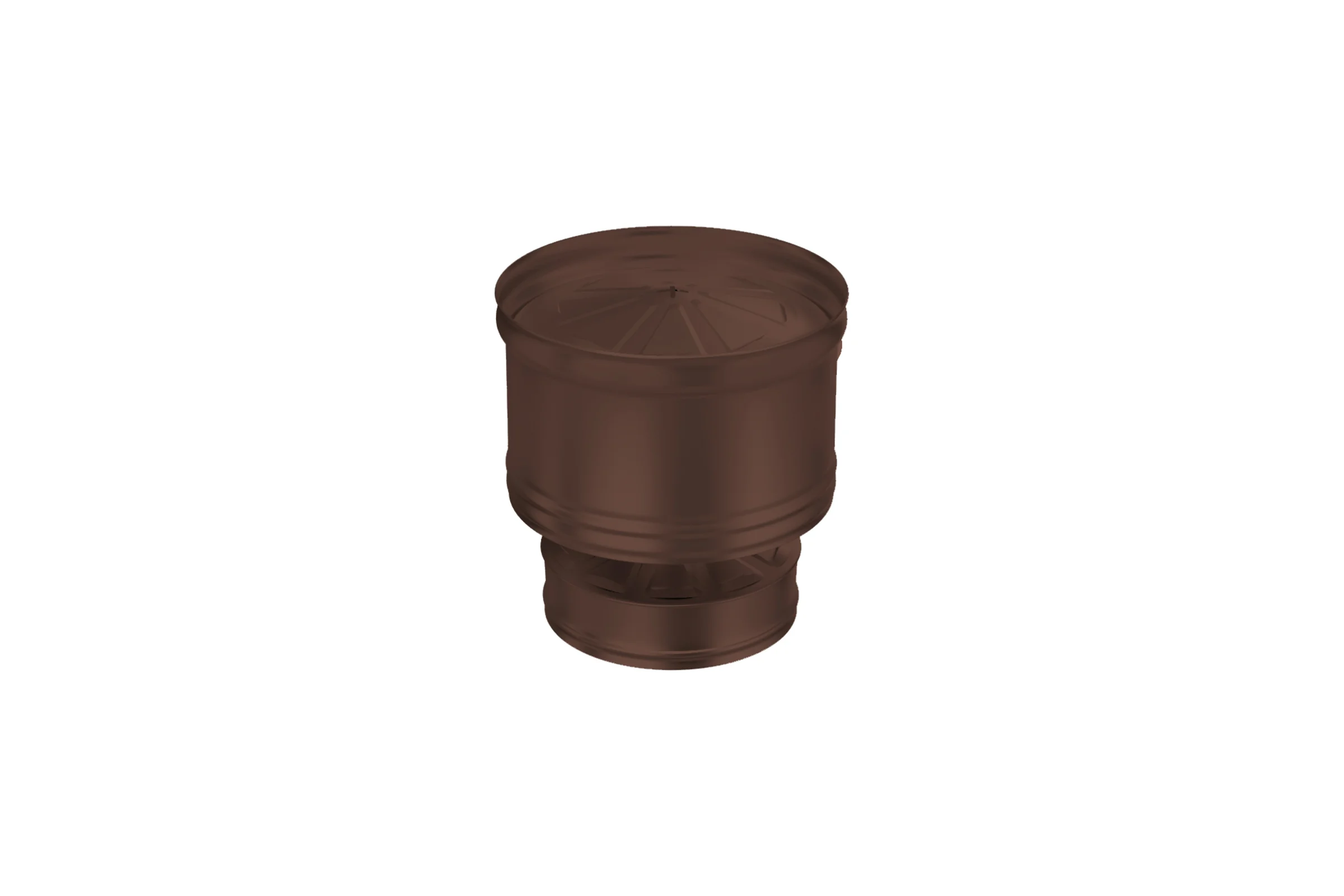 Оголовок с дефлектором Металлик и Ко 200x115; Оц 0.50 AISI 430 0.50 (конденсат) (RAL 8017) п о О0000072742