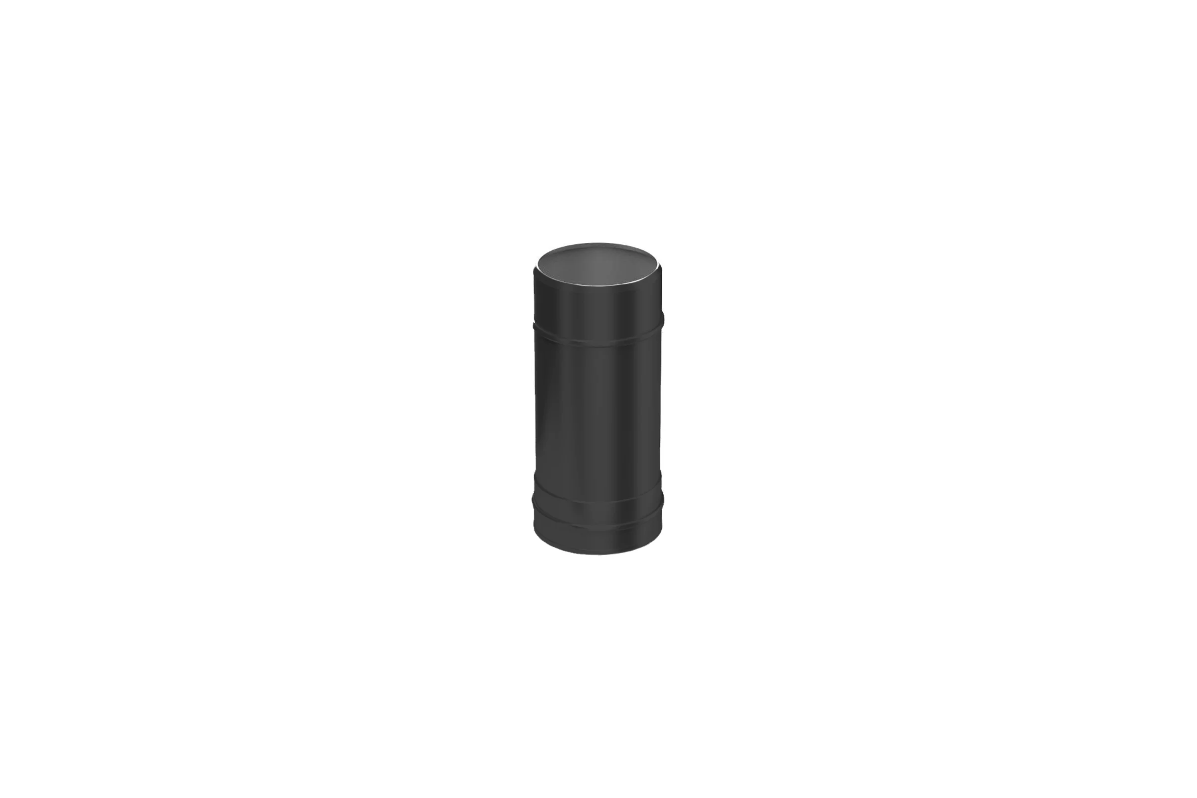 Труба Металлик и Ко 115x500, AISI 430, 0.80, RAL 9005, терм. о О0000090305