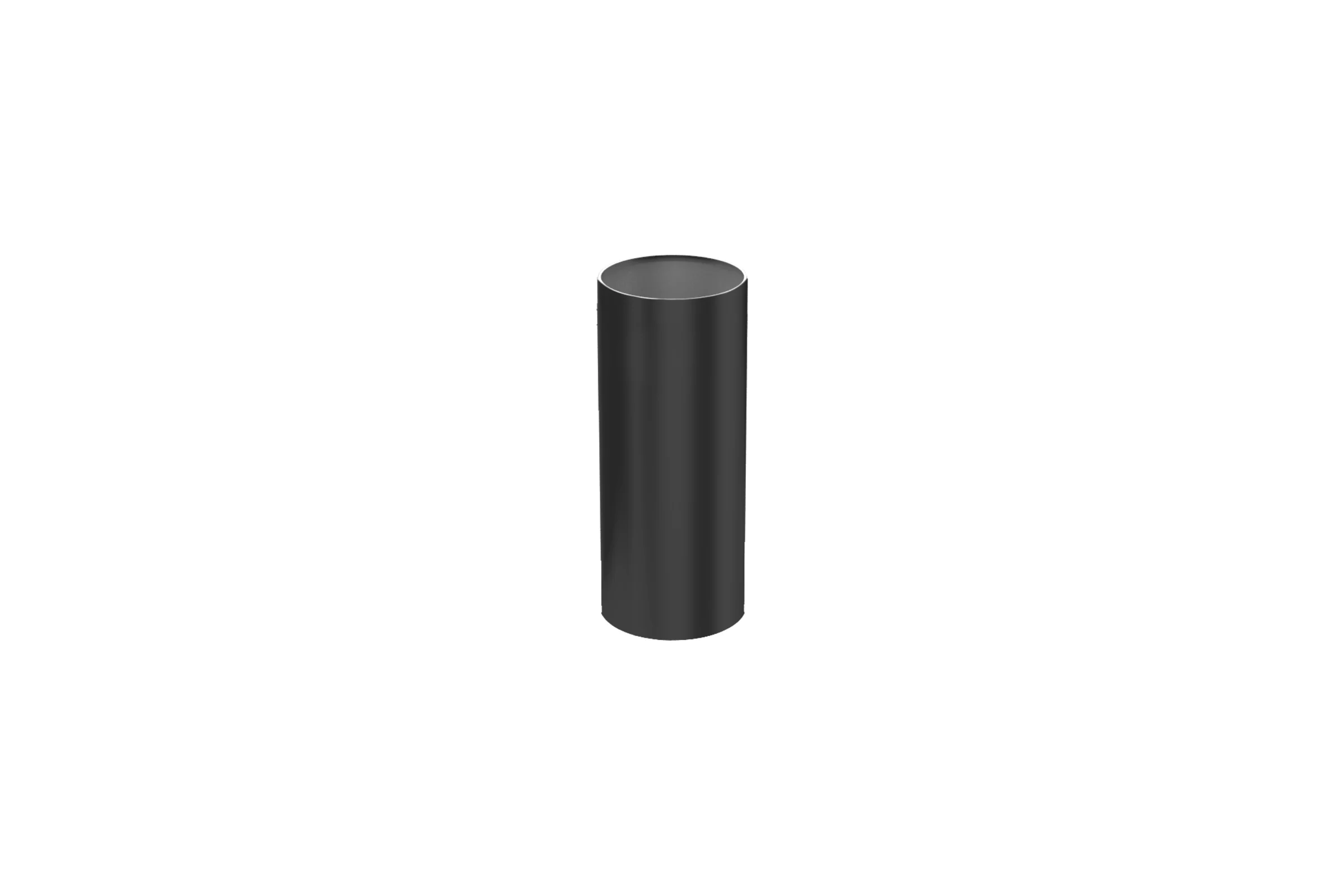 Труба стартовая Металлик и Ко 115x1000, AISI 430, 2.00, RAL 9005, терм. о О0000113127