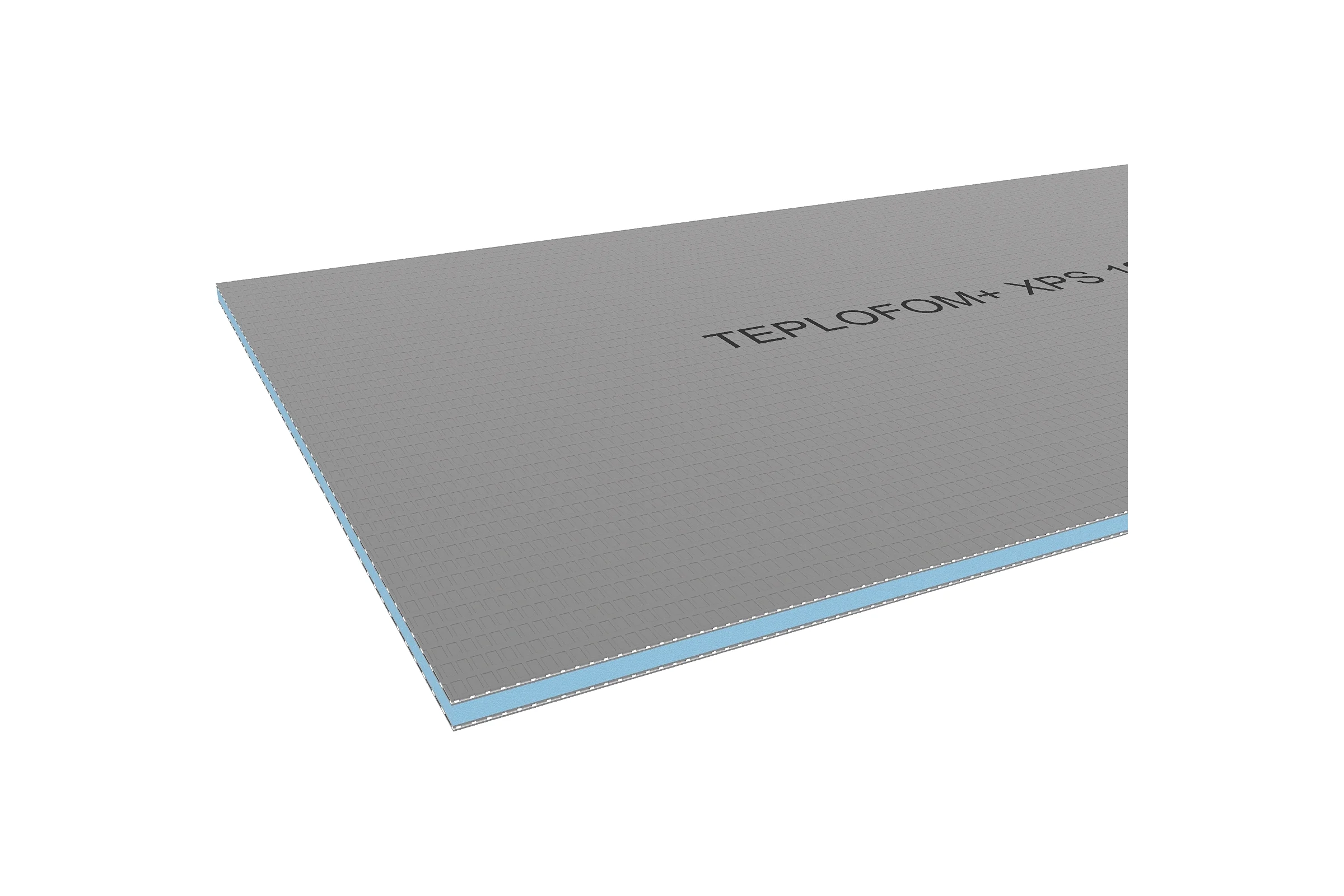 Теплоизоляционная панель Teplofom+ 10 XPS-02 1250x600x10 мм (двухсторонний слой) 10XPS-02short