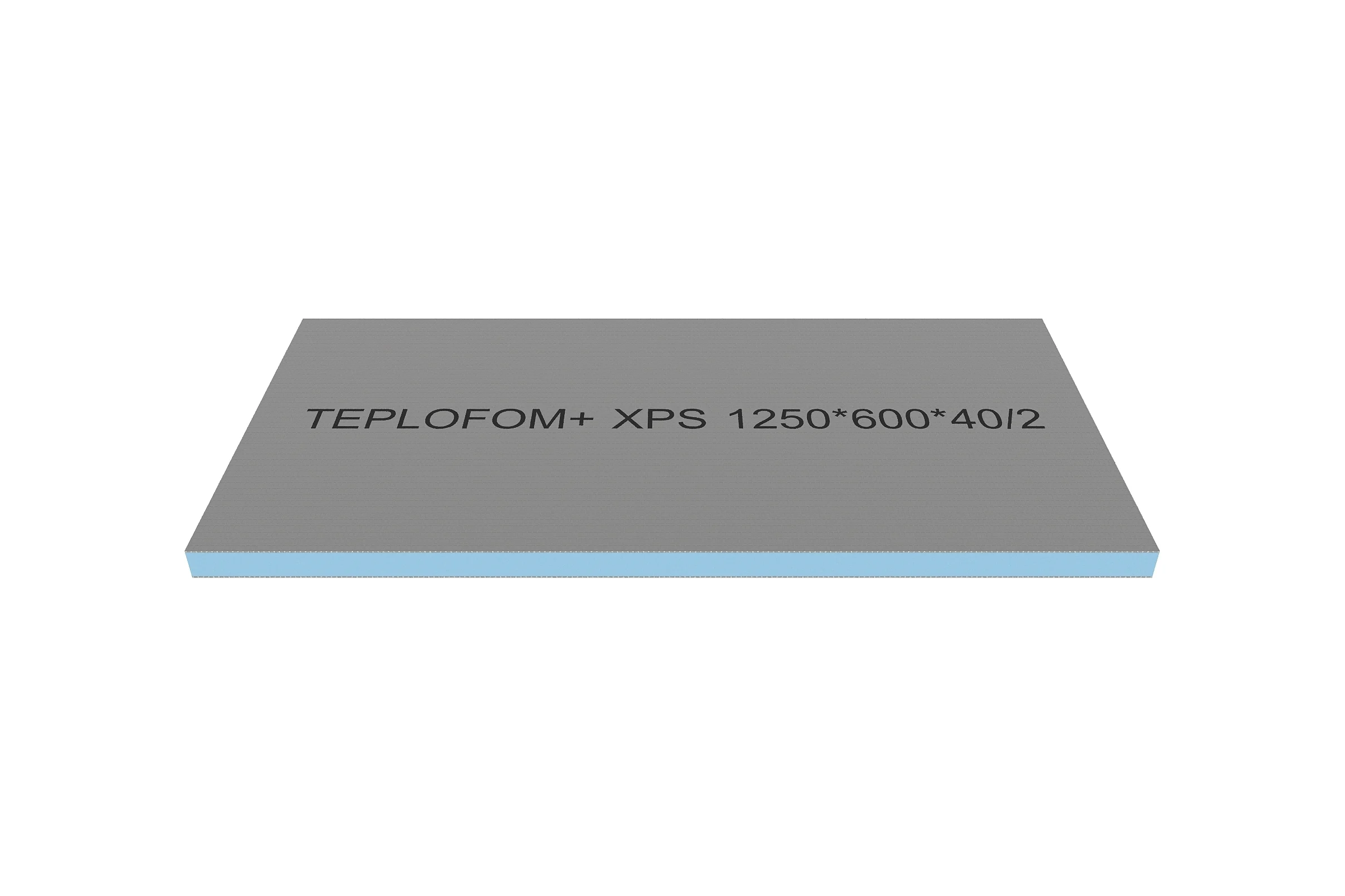 Теплоизоляционная панель 1250х600 Teplofom+ 40XPS-02short
