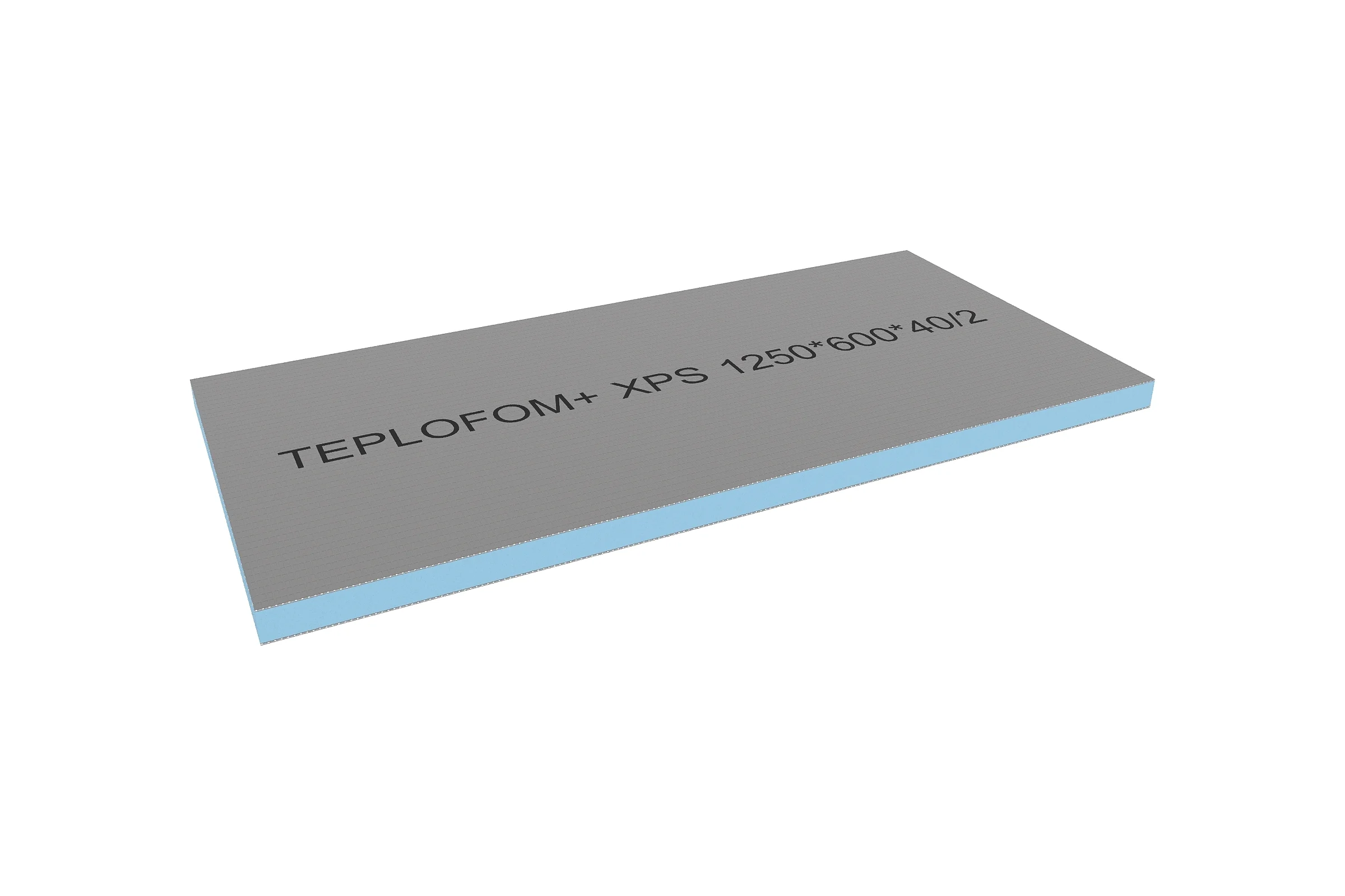 Теплоизоляционная панель 1250х600 Teplofom+ 40XPS-02short