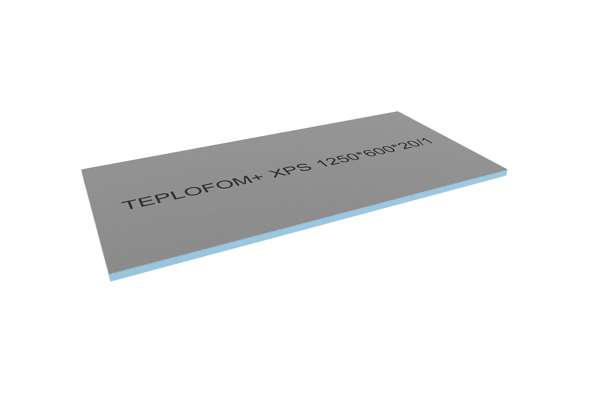 Теплоизоляционная панель Teplofom+ 1250x600x20мм 20XPS-01short
