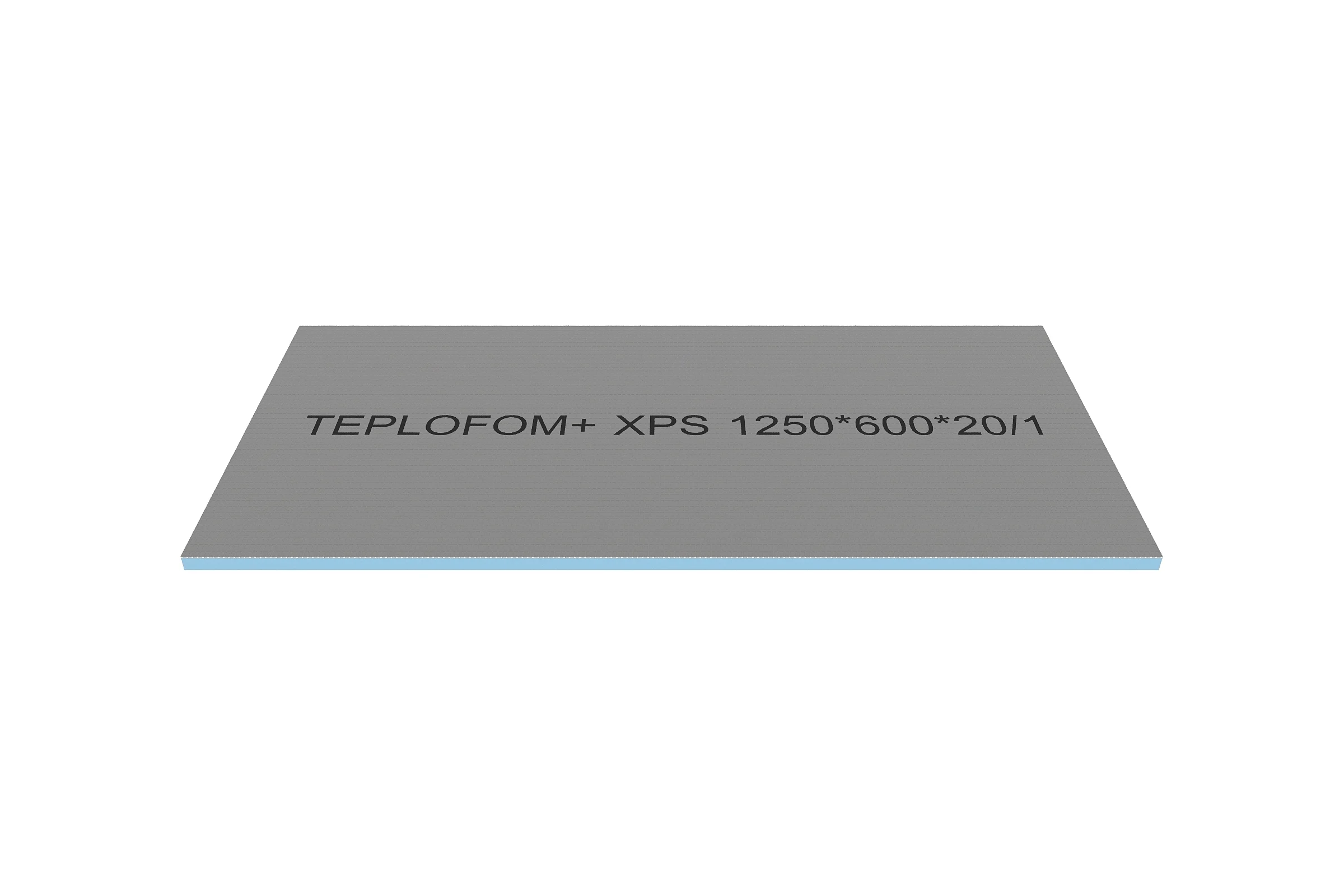 Теплоизоляционная панель Teplofom+ 1250x600x20мм 20XPS-01short